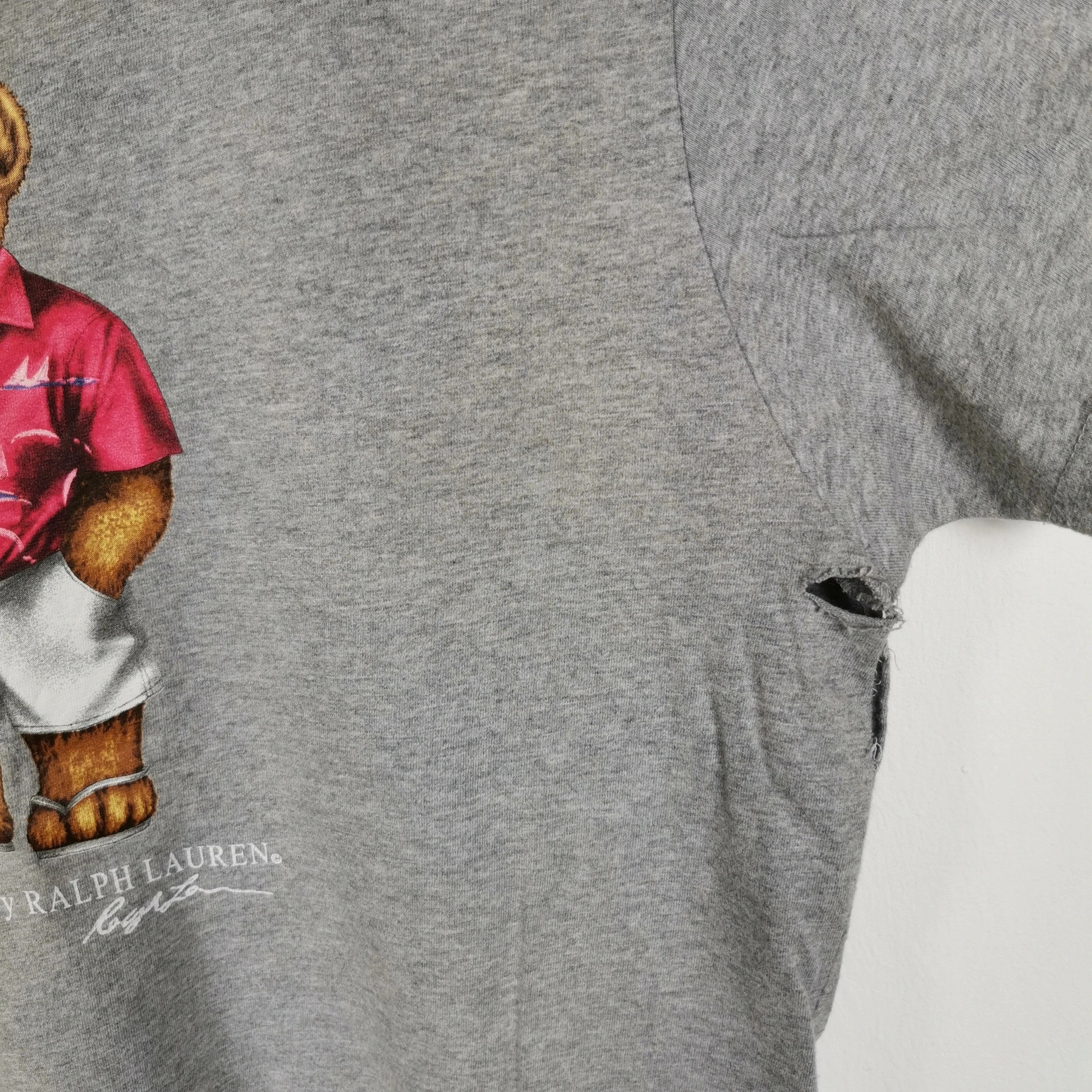 Polo Ralph Lauren Vintage Polo Bear T Shirt by Ralph Lauren Hawaii Tees Size US L / EU 52-54 / 3 - 9 Thumbnail
