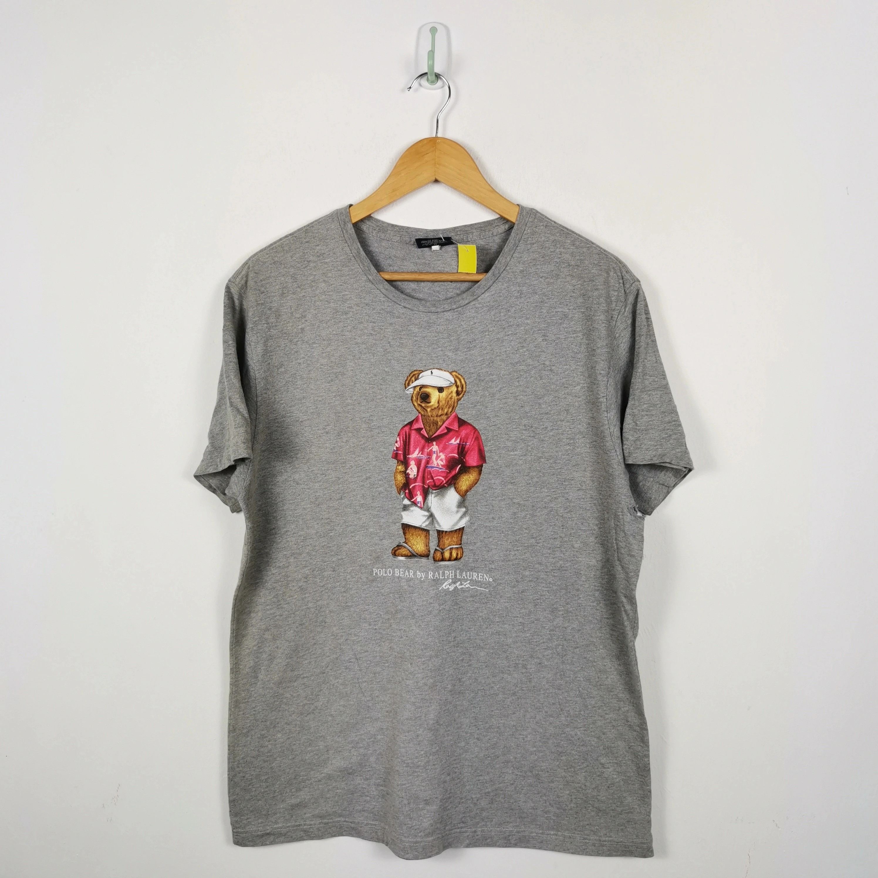 Polo Ralph Lauren Vintage Polo Bear T Shirt by Ralph Lauren Hawaii Tees Size US L / EU 52-54 / 3 - 3 Thumbnail