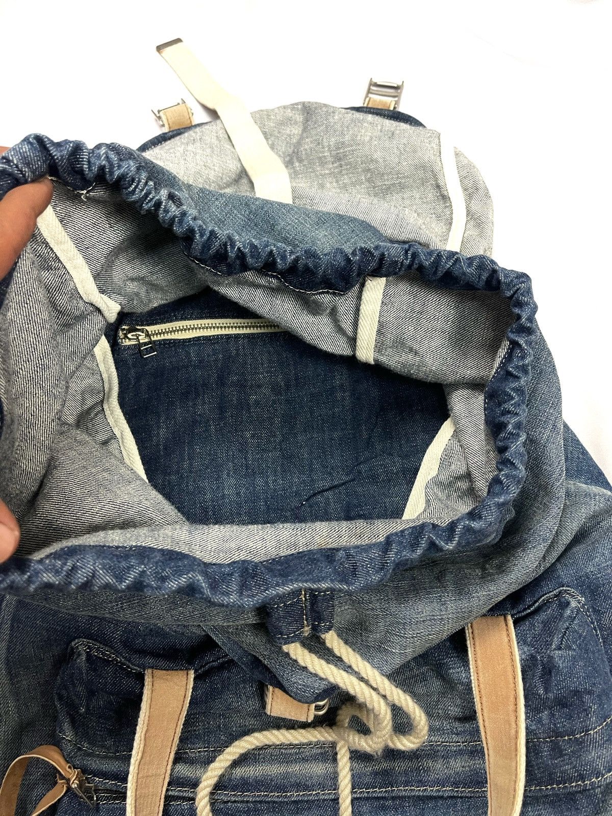 Isamu Katayama Backlash Isamu katayama backlash denim bagpack Size ONE SIZE - 3 Thumbnail