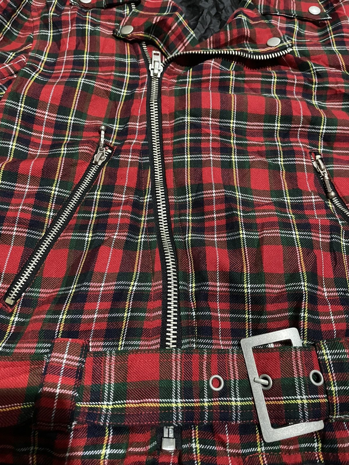 If Six Was Nine Japanese Suggestion Punk Seditionaries Plaid Tartan Jacket Size US L / EU 52-54 / 3 - 8 Thumbnail