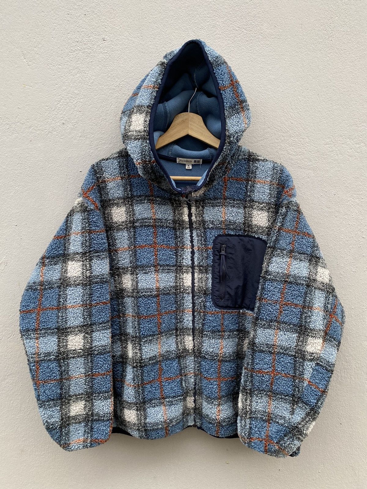 JW Anderson × Uniqlo J.W.Anderson x Uniqlo Deep Pile Checkered Fleece Size US XL / EU 56 / 4 - 1 Thumbnail