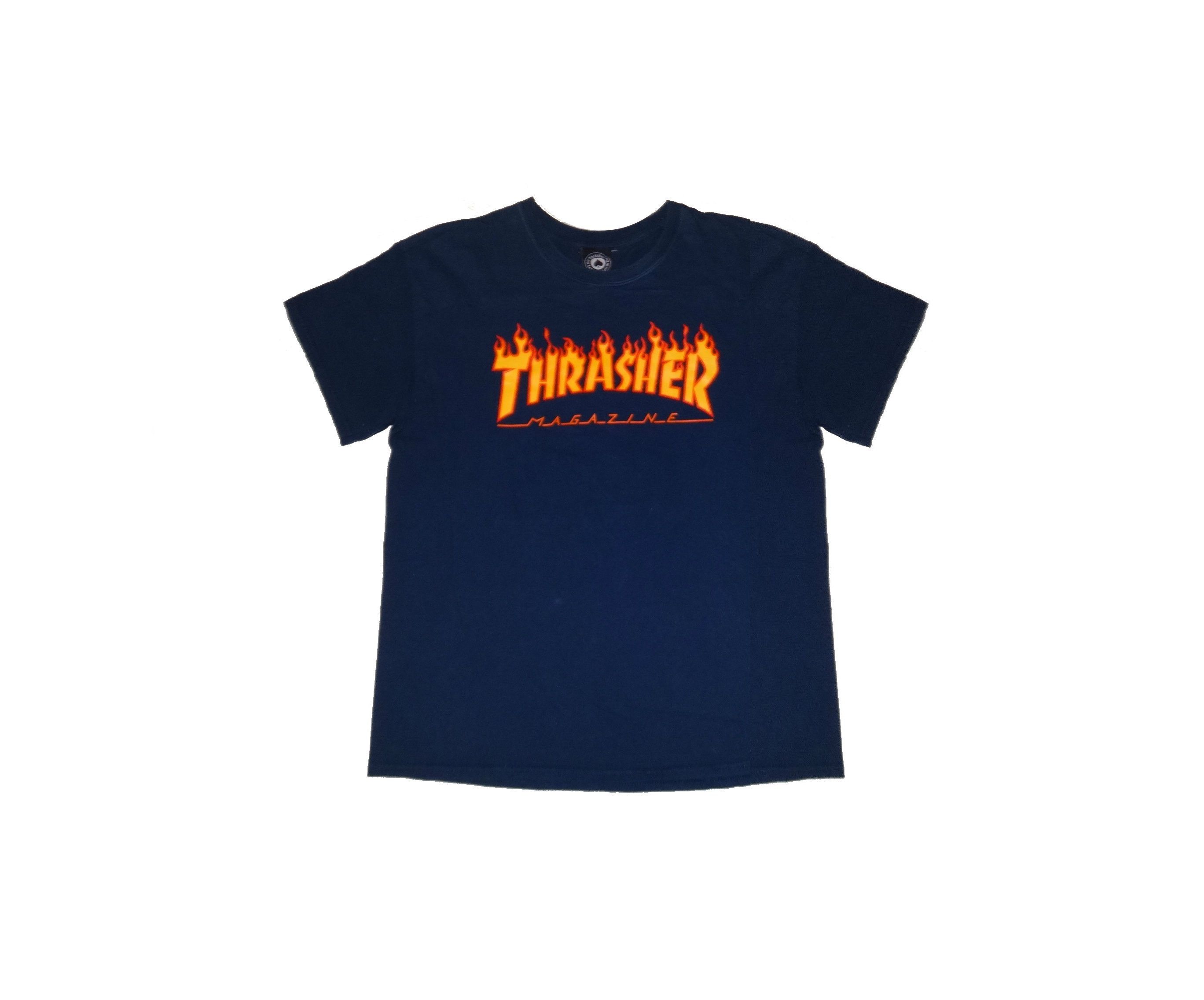 Thrasher thrasher classic logo tee vintage size L Size US L / EU 52-54 / 3 - 1 Thumbnail