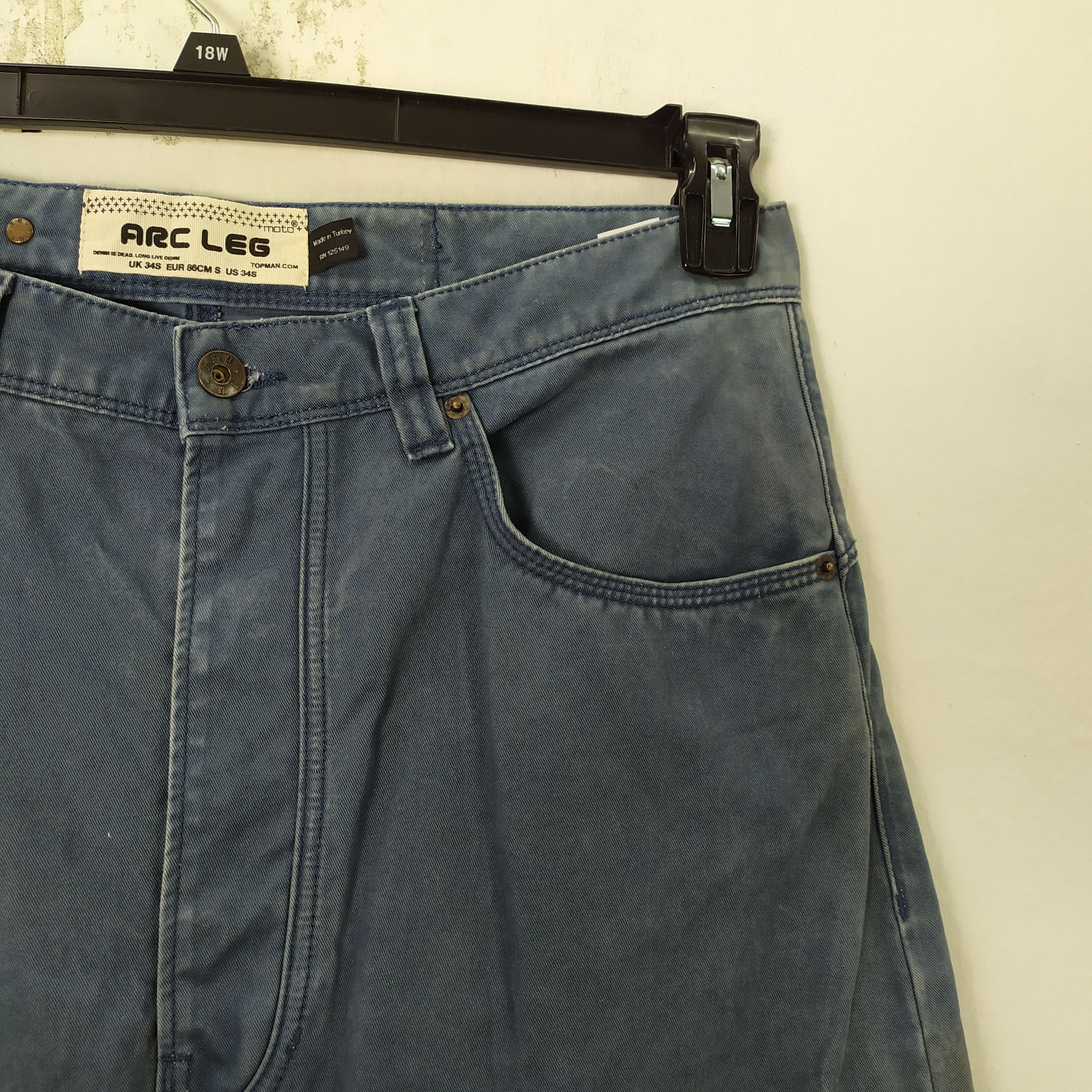 Topman RARE! ARC LEG BY TOPMAN CURVE LEG CARGO PANTS Size US 34 / EU 50 - 2 Thumbnail