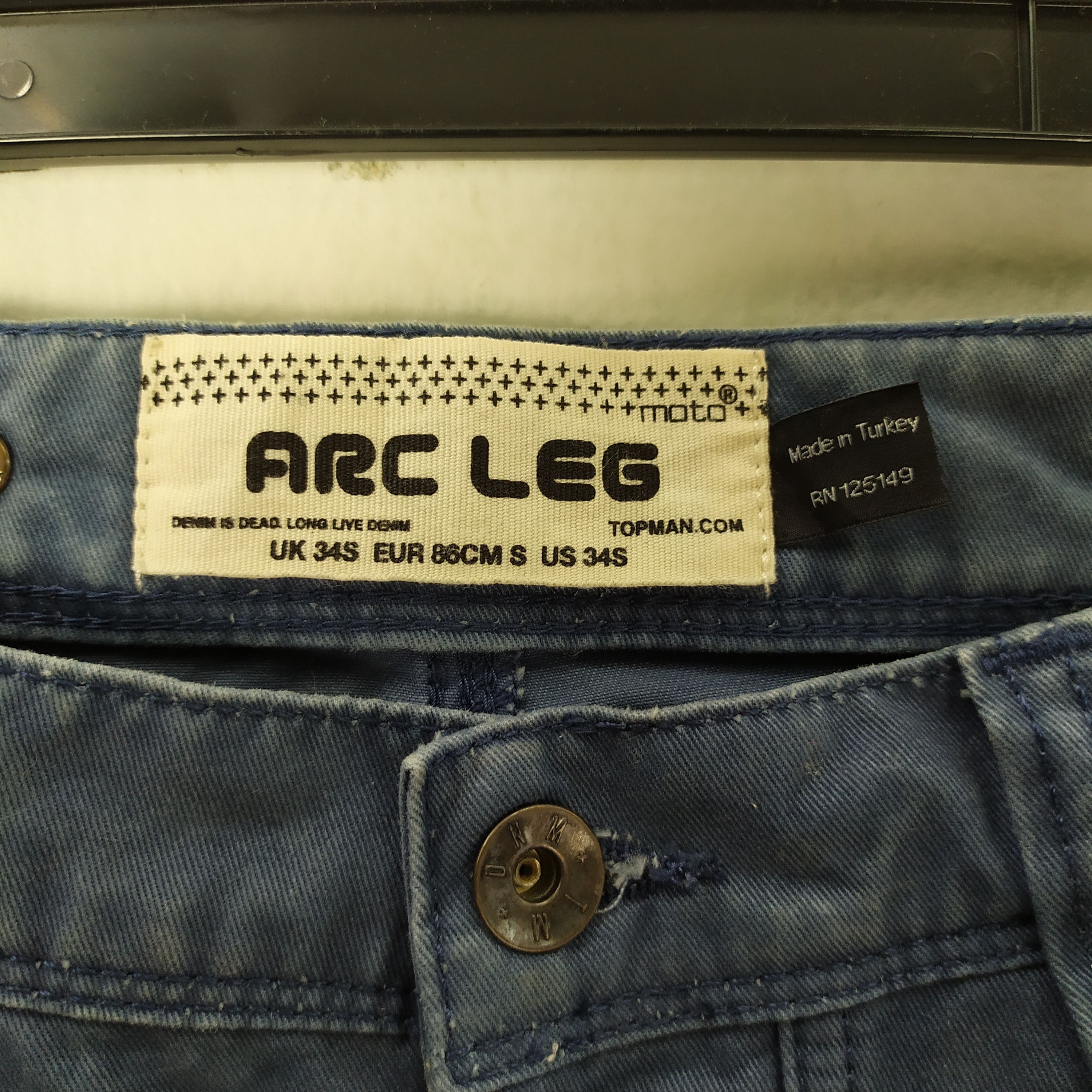 Topman RARE! ARC LEG BY TOPMAN CURVE LEG CARGO PANTS Size US 34 / EU 50 - 4 Thumbnail