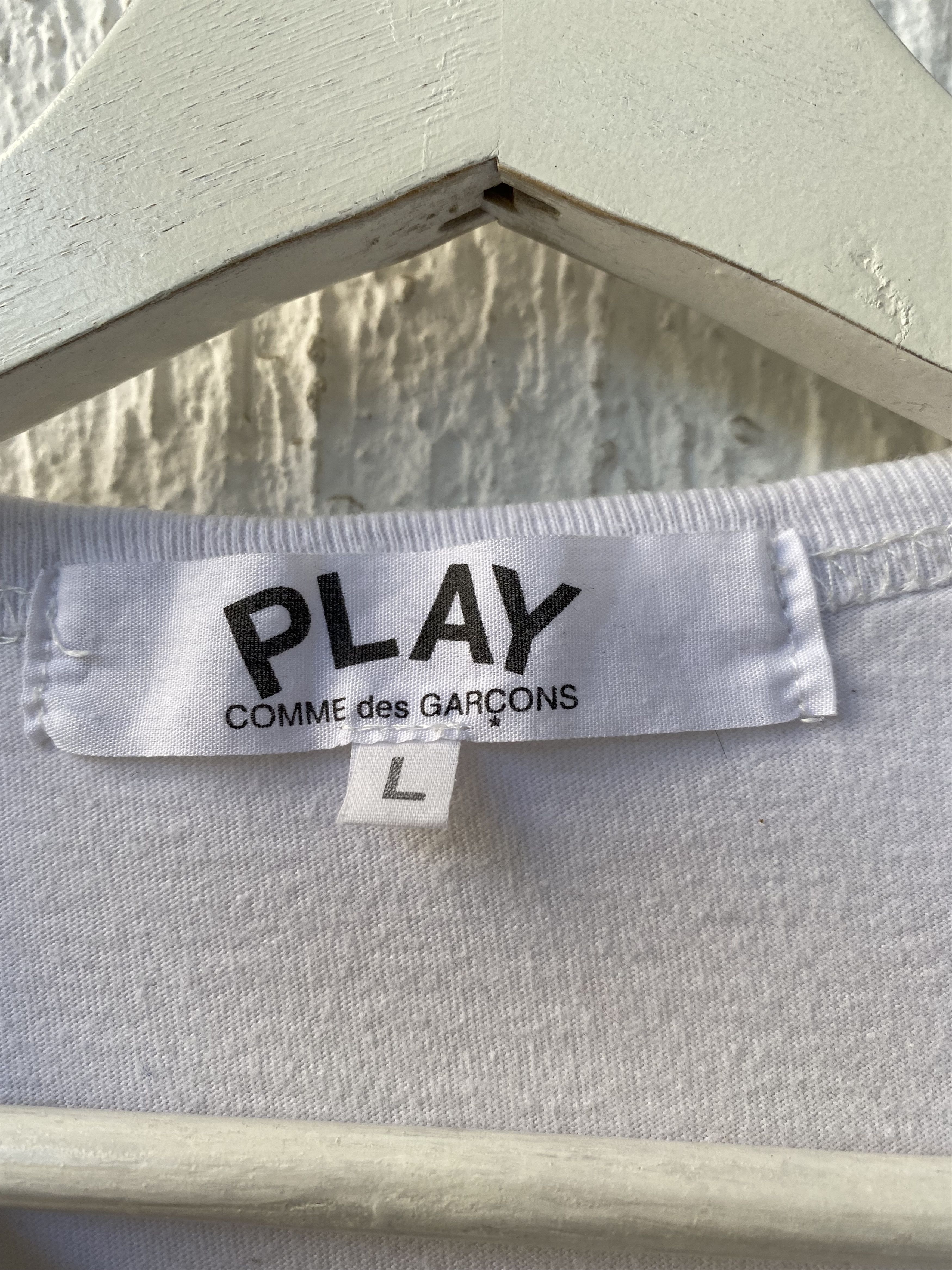 Comme des Garcons white long sleeve tee Size US L / EU 52-54 / 3 - 4 Thumbnail