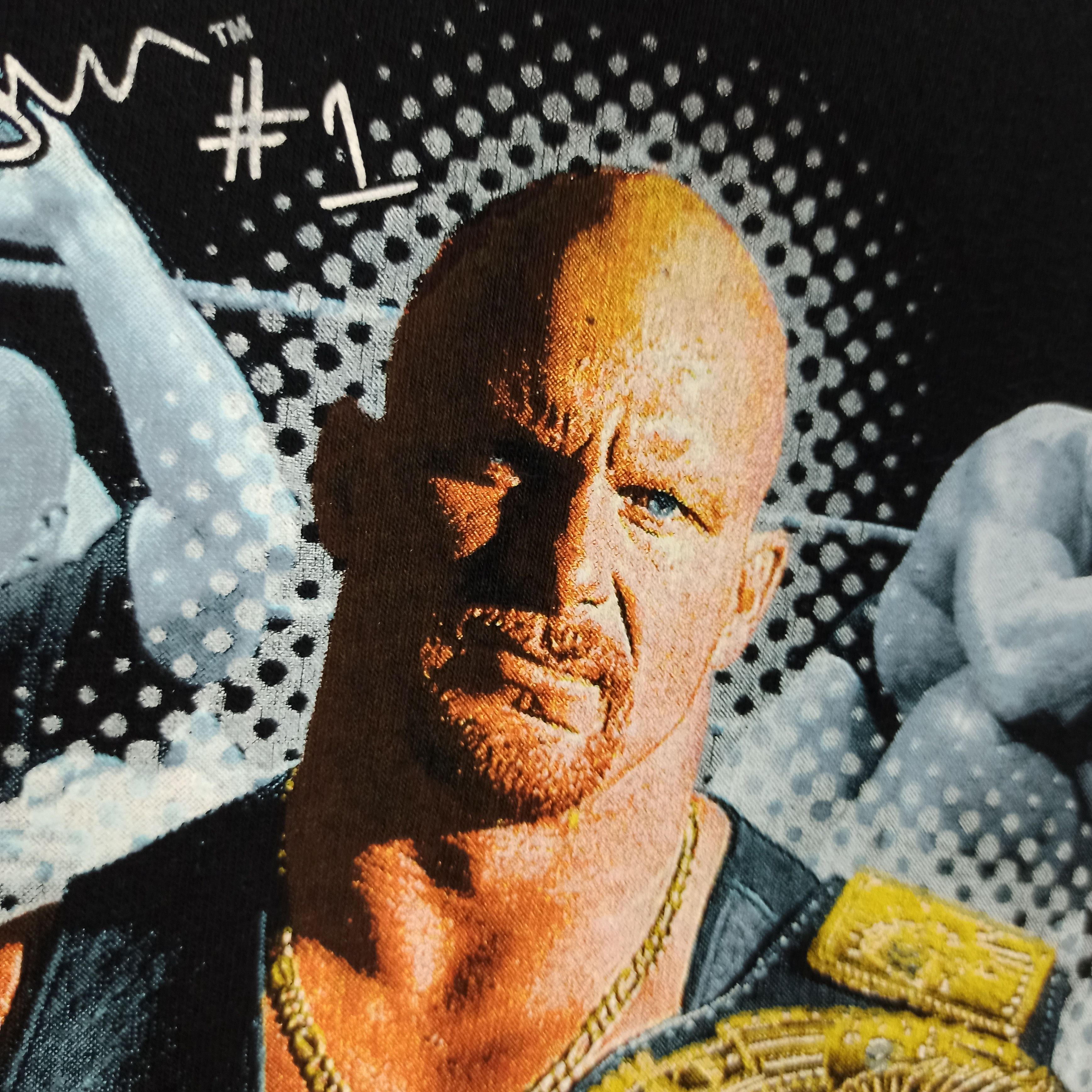 Vintage Vintage 90s Stone Cold WWF Wrestling Tee Size US M / EU 48-50 / 2 - 3 Thumbnail