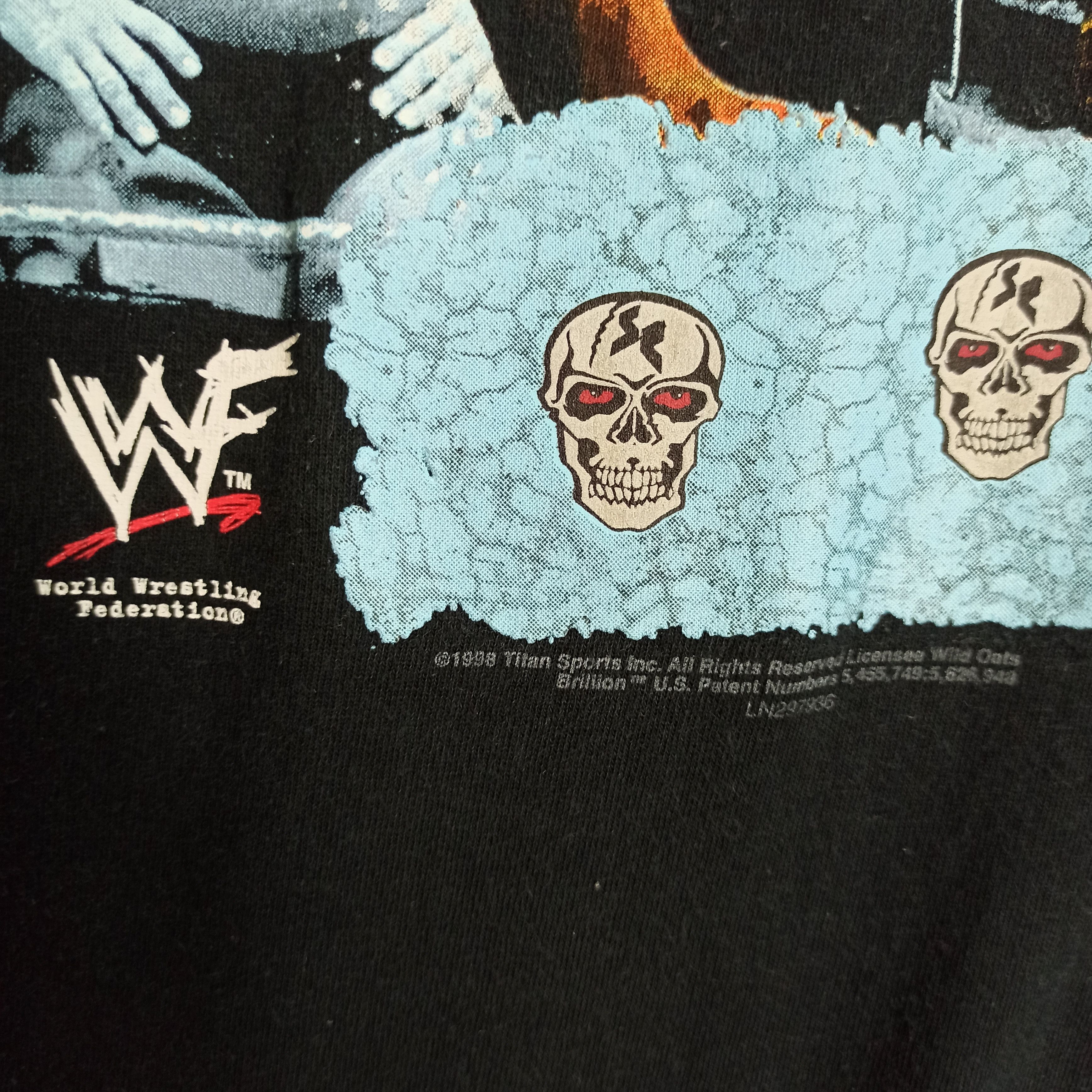Vintage Vintage 90s Stone Cold WWF Wrestling Tee Size US M / EU 48-50 / 2 - 4 Thumbnail