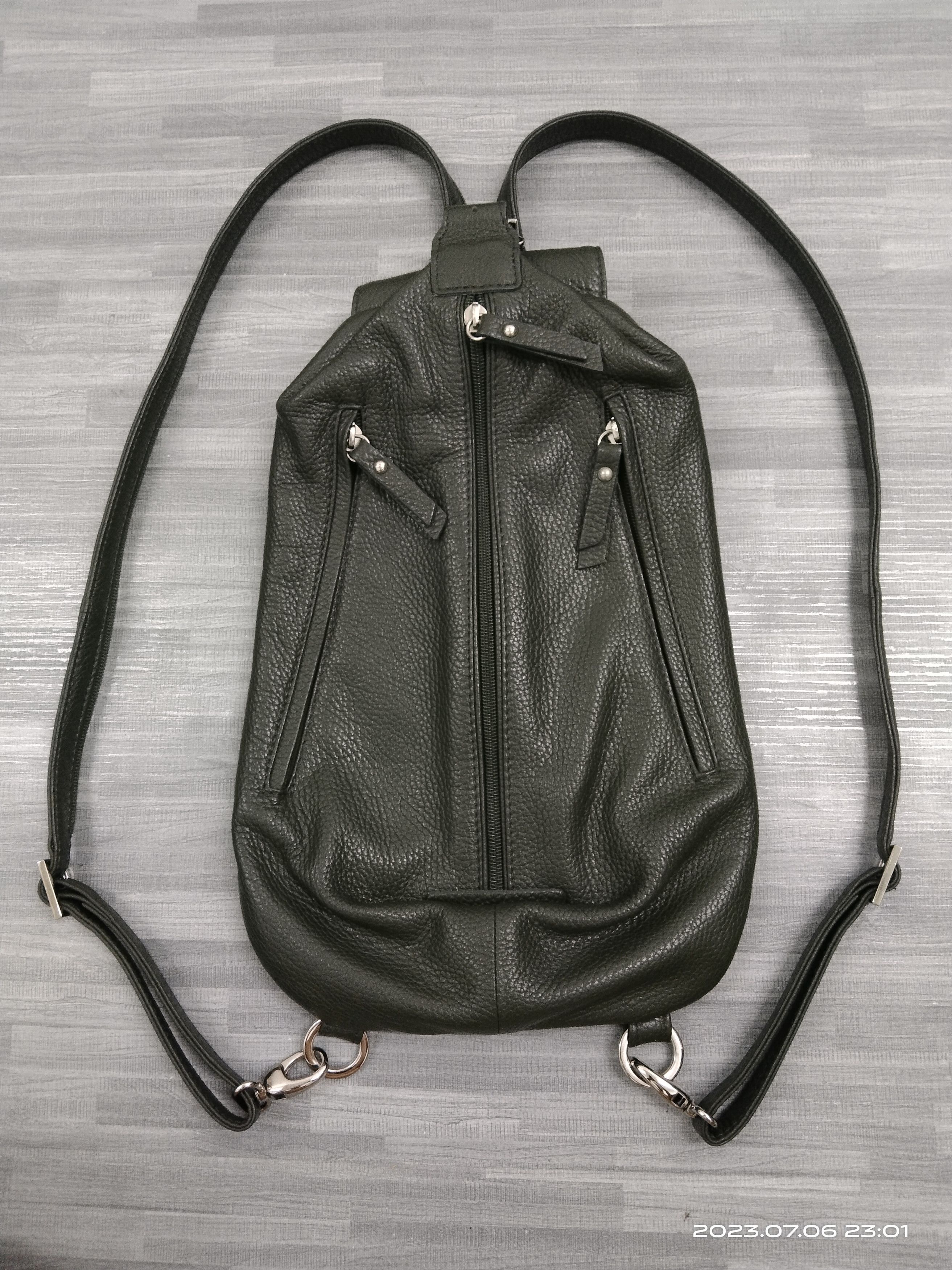 Leather OTTINO CROSSBODY/BAGPACK 2WAYS LEATHER Size ONE SIZE - 4 Thumbnail