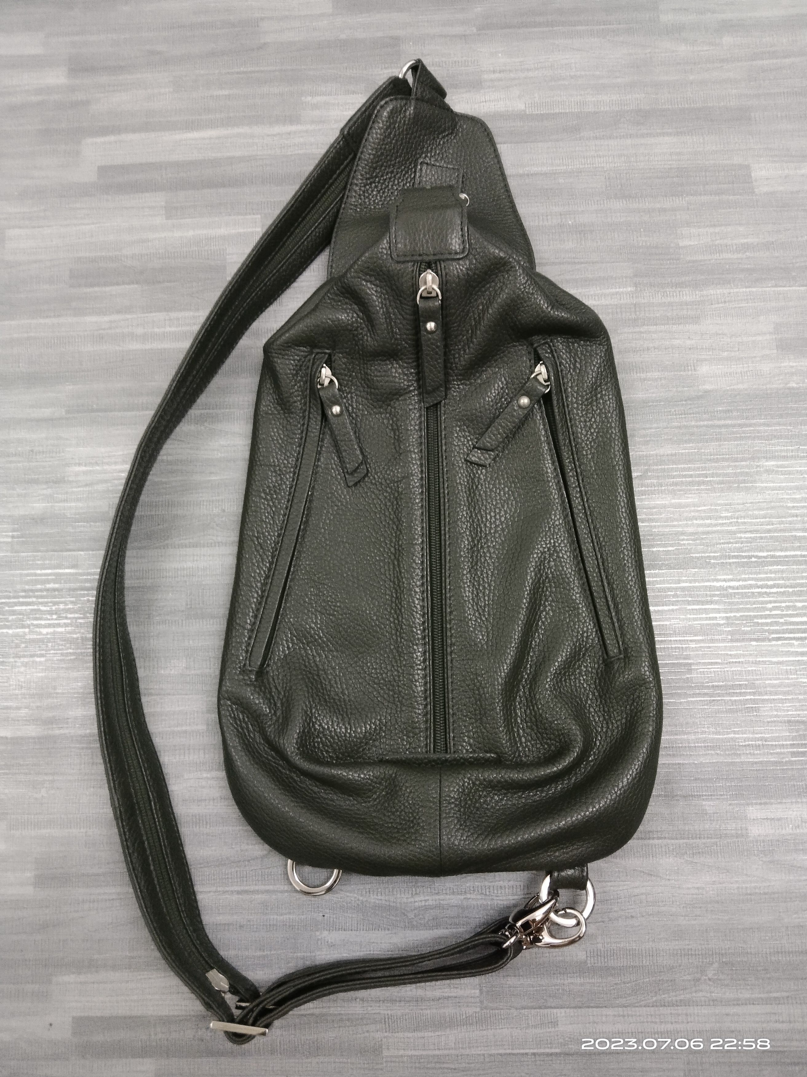 Leather OTTINO CROSSBODY/BAGPACK 2WAYS LEATHER Size ONE SIZE - 2 Thumbnail