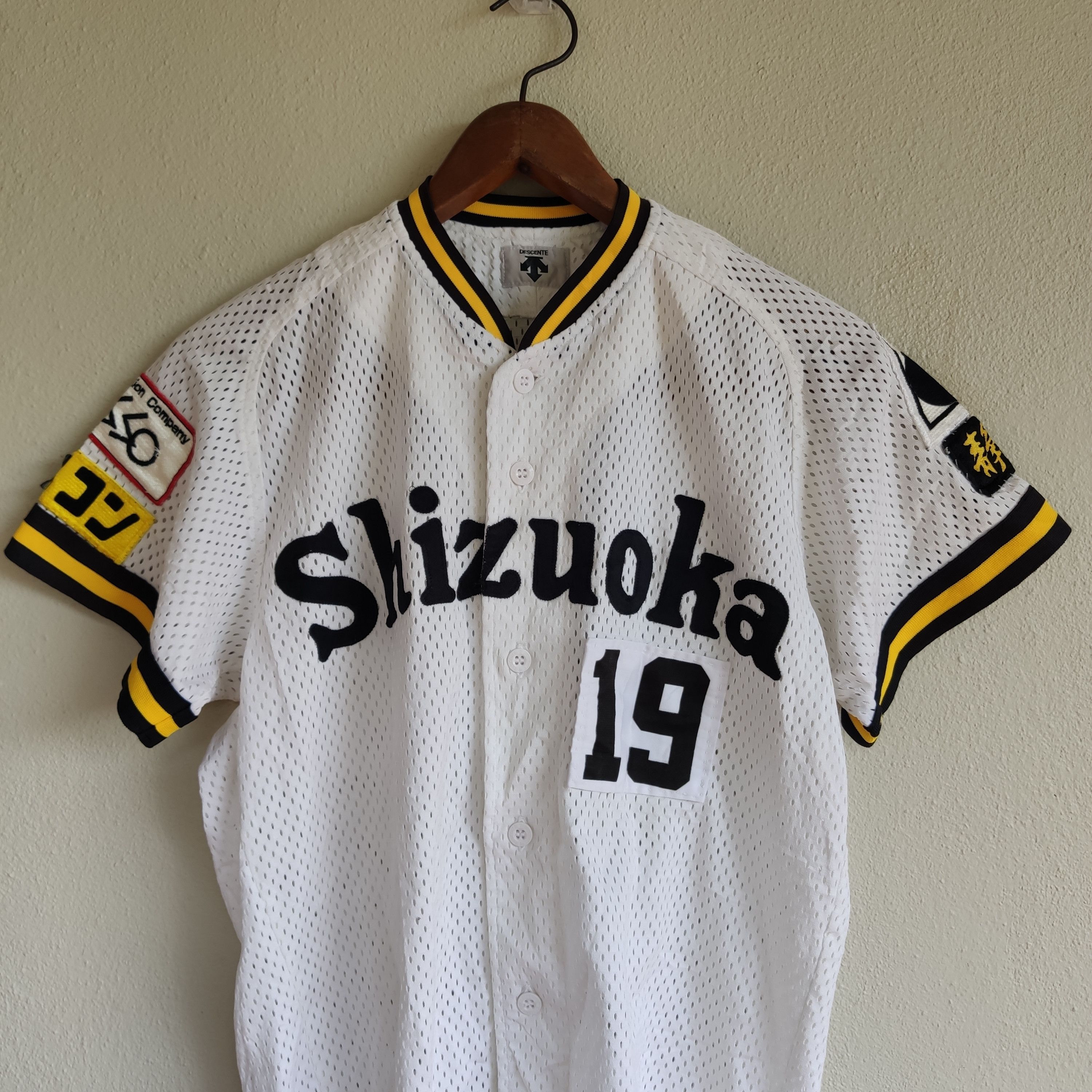 Vintage VINTAGE SHIZUOKA 19 JAPANESE BASEBALL JERSEY BY DESCENTE Grailed