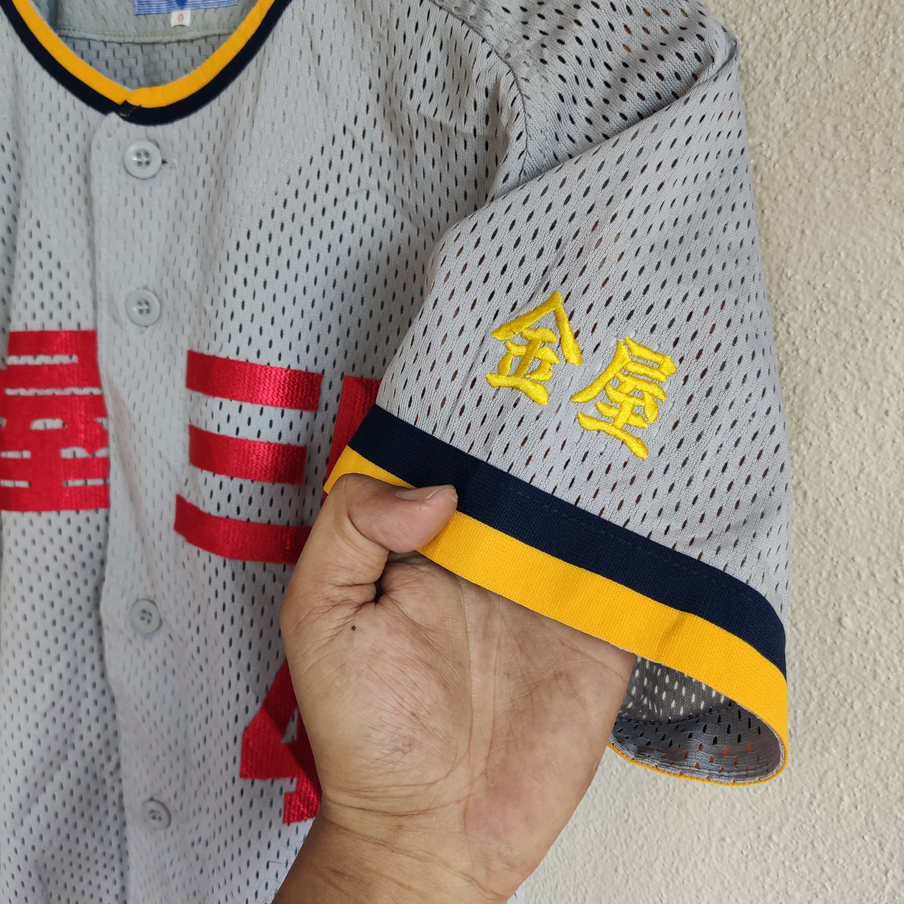 Vintage VINTAGE JAPANESE BASEBALL JERSEY #4 BY BASEBALL GEAR ZETT Size US L / EU 52-54 / 3 - 10 Thumbnail
