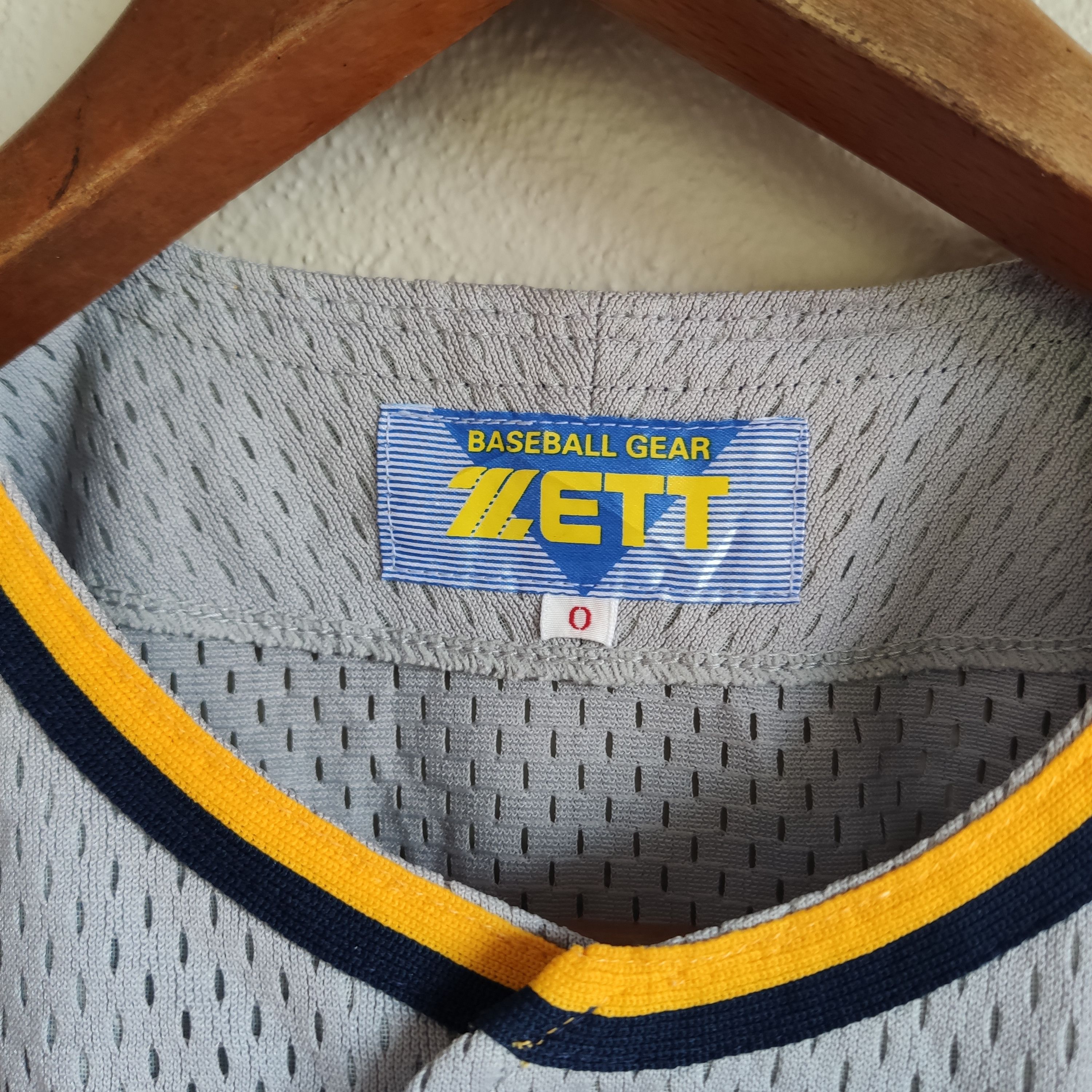 Vintage VINTAGE JAPANESE BASEBALL JERSEY #4 BY BASEBALL GEAR ZETT Size US L / EU 52-54 / 3 - 9 Thumbnail