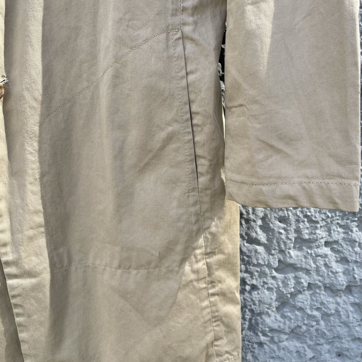 Geoffrey B. Small Geoffrey B. Small Light Beige Cotton Coat Overcoat Jacket Size US XS / EU 42 / 0 - 8 Thumbnail