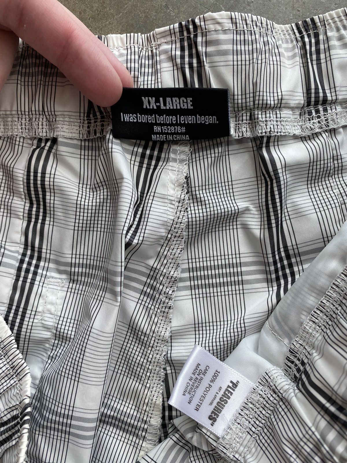 Pleasures Pleasures Now Plaid Logo Beach Joggers Sz. 2XL / XXL ❄️🧊🥣 Size US 38 / EU 54 - 4 Thumbnail