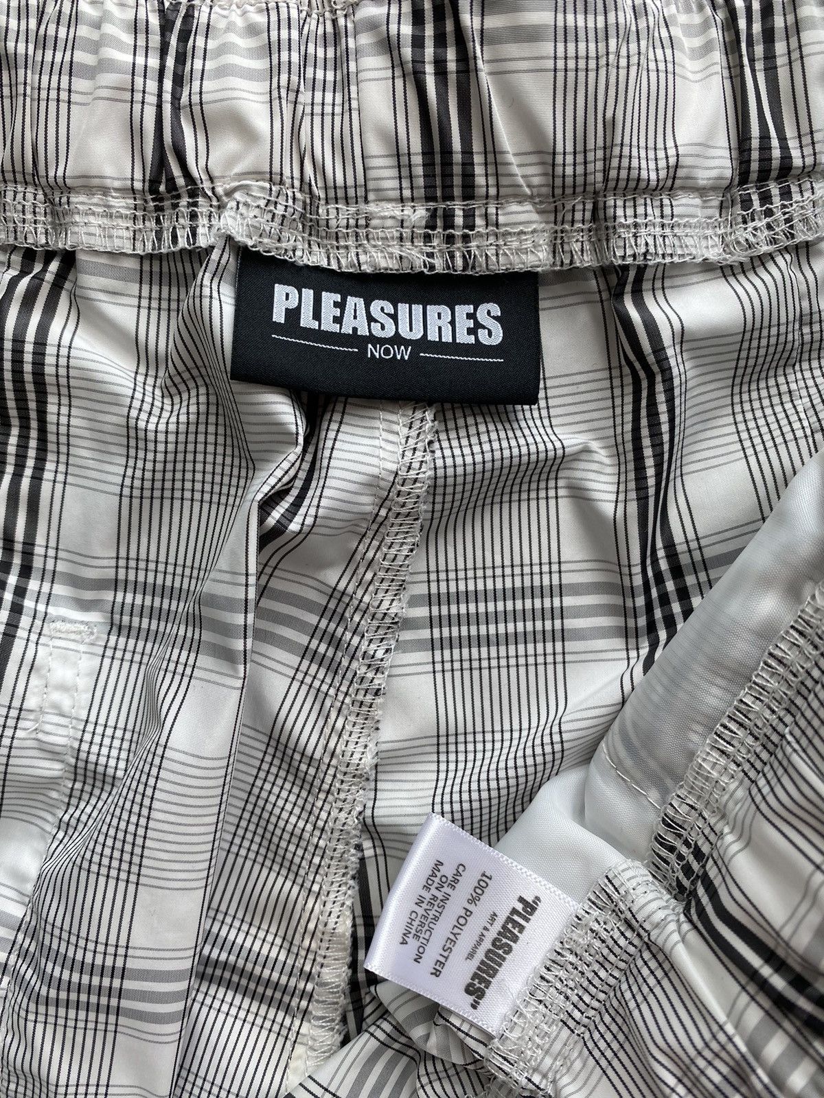 Pleasures Pleasures Now Plaid Logo Beach Joggers Sz. 2XL / XXL ❄️🧊🥣 Size US 38 / EU 54 - 3 Thumbnail