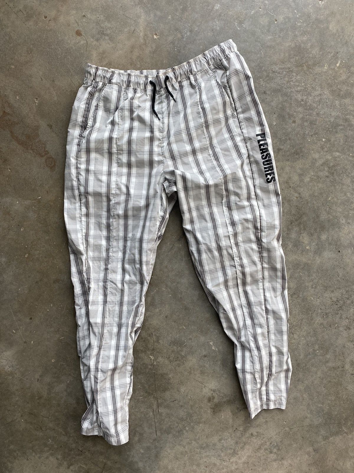 Pleasures Pleasures Now Plaid Logo Beach Joggers Sz. 2XL / XXL ❄️🧊🥣 Size US 38 / EU 54 - 1 Thumbnail