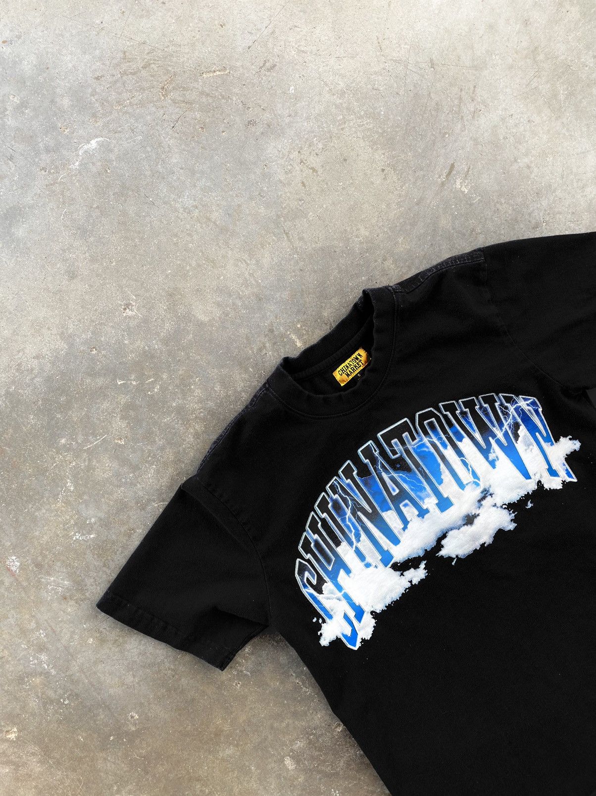 Market Chinatown Market Storm / Lightning Tee Black Small S 🧊 CTM Size US S / EU 44-46 / 1 - 2 Thumbnail