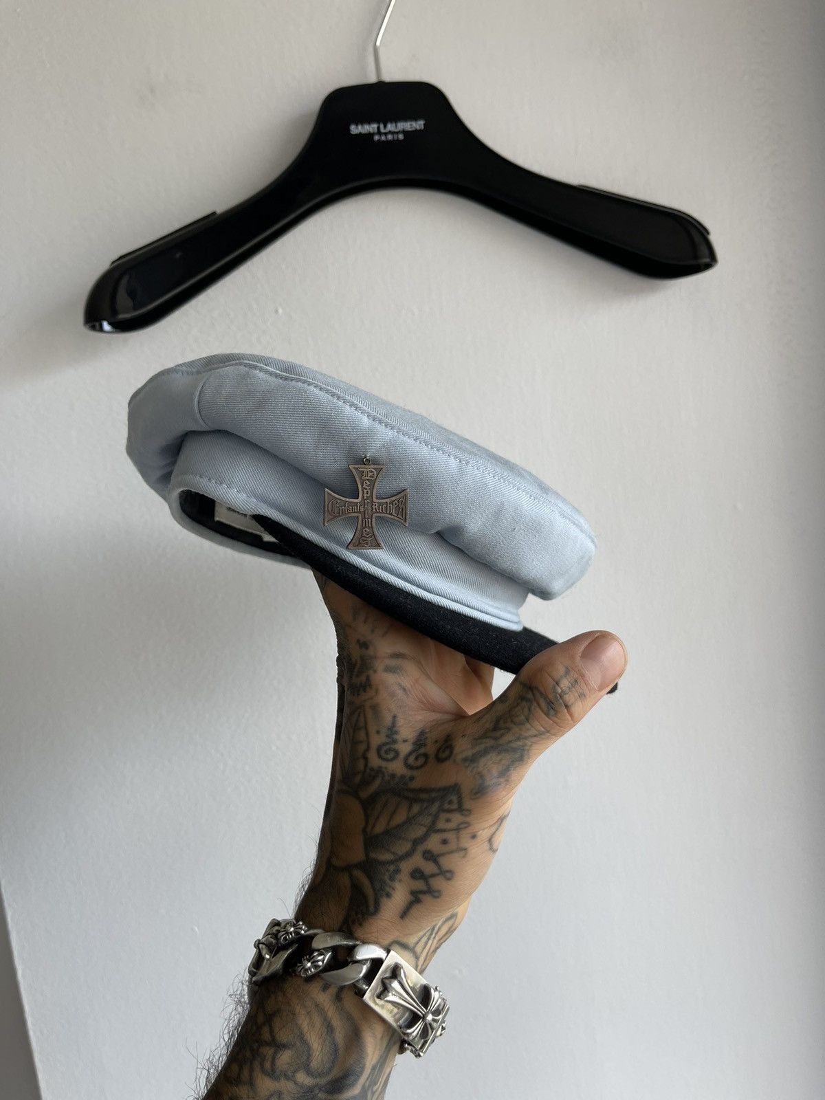 Enfants Riches Deprimes ERD RUNWAY Military Sailor Cap Hat With Pin *RARE * Size ONE SIZE - 5 Thumbnail