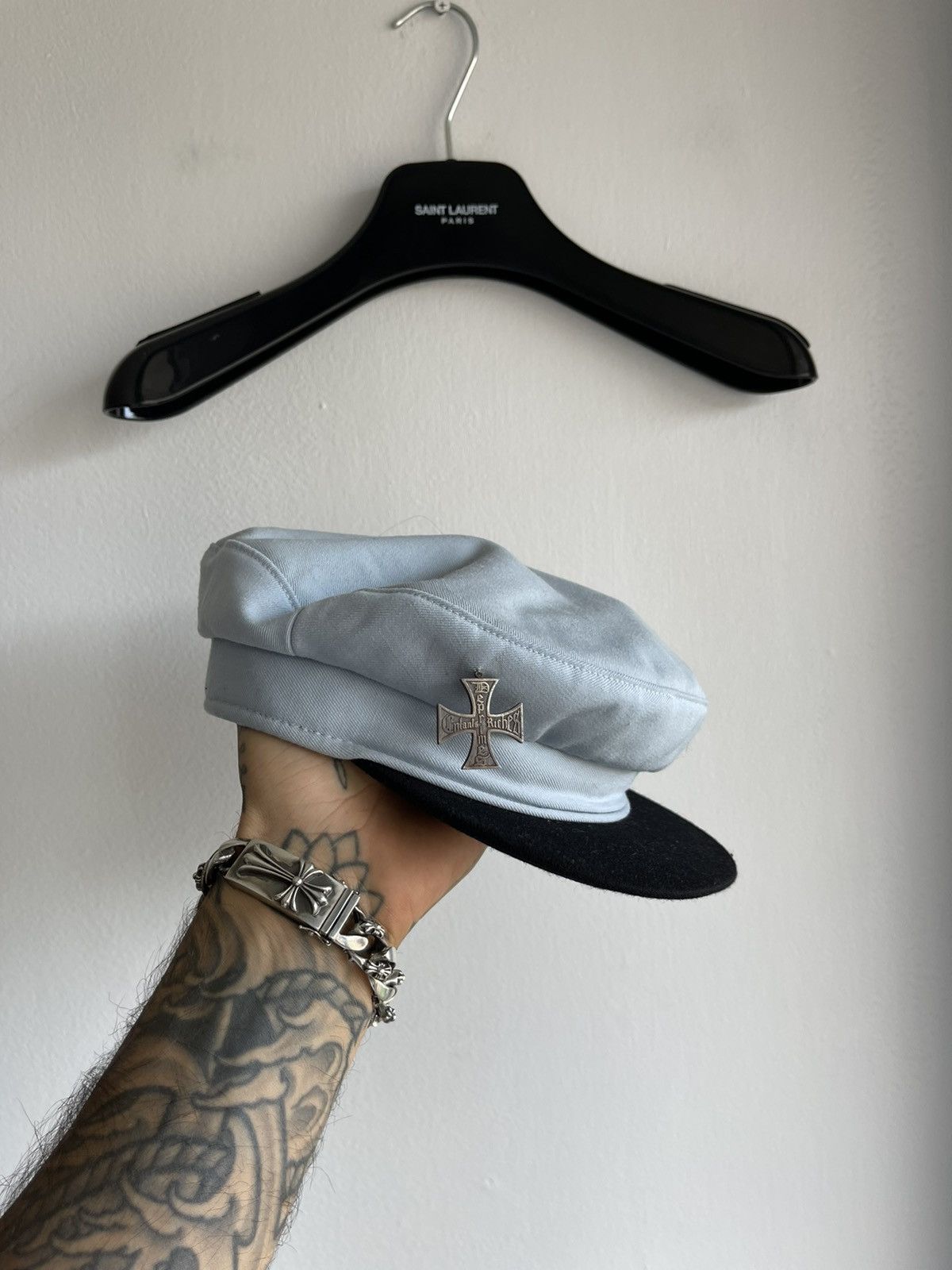 ERD RUNWAY Military Sailor Cap Hat With Pin *RARE