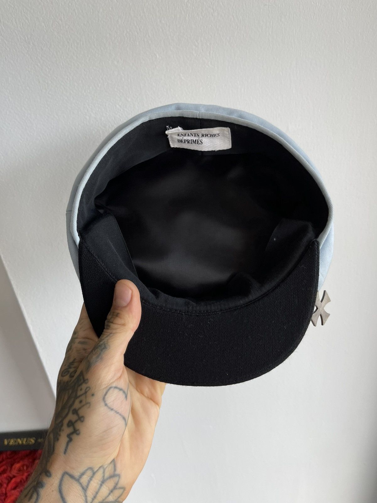 Enfants Riches Deprimes ERD RUNWAY Military Sailor Cap Hat With Pin *RARE * Size ONE SIZE - 7 Thumbnail