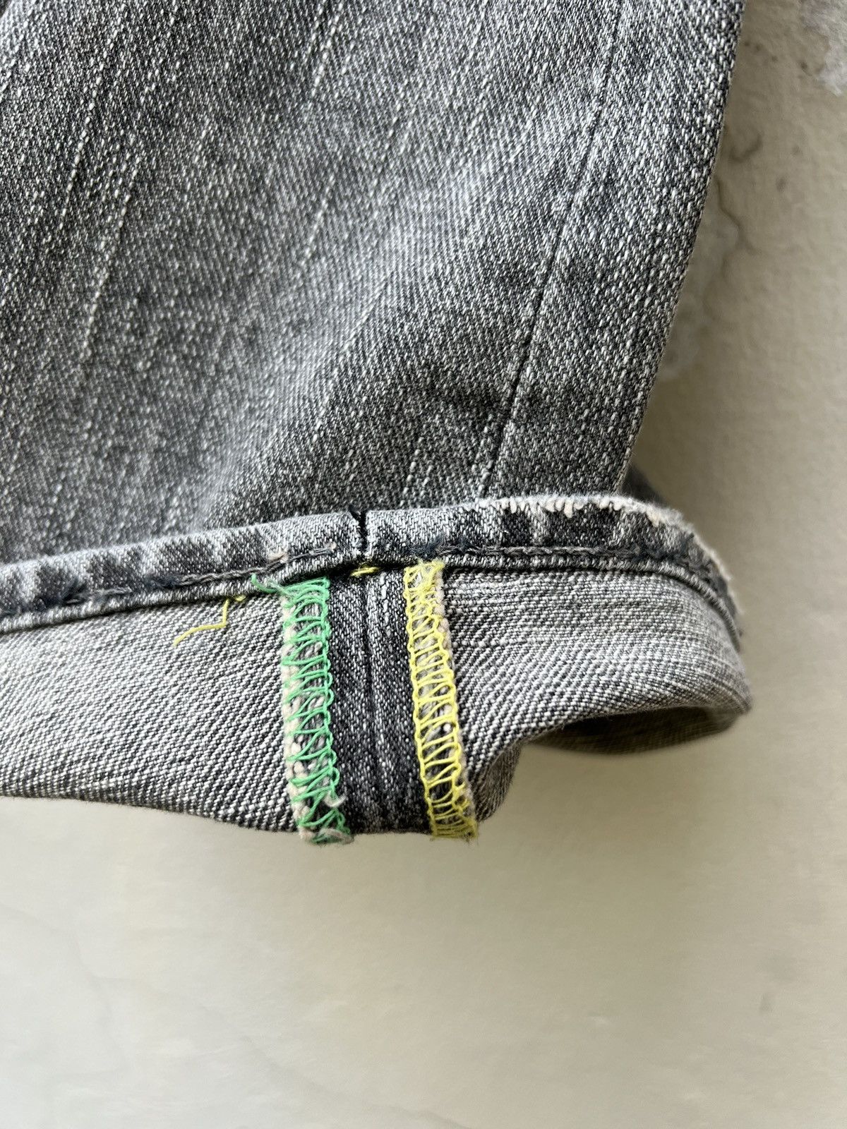 RUDE GALLERY Vintage Rude Gallery Japan Faded Black Denim Flare Jeans Size US 32 / EU 48 - 14 Thumbnail
