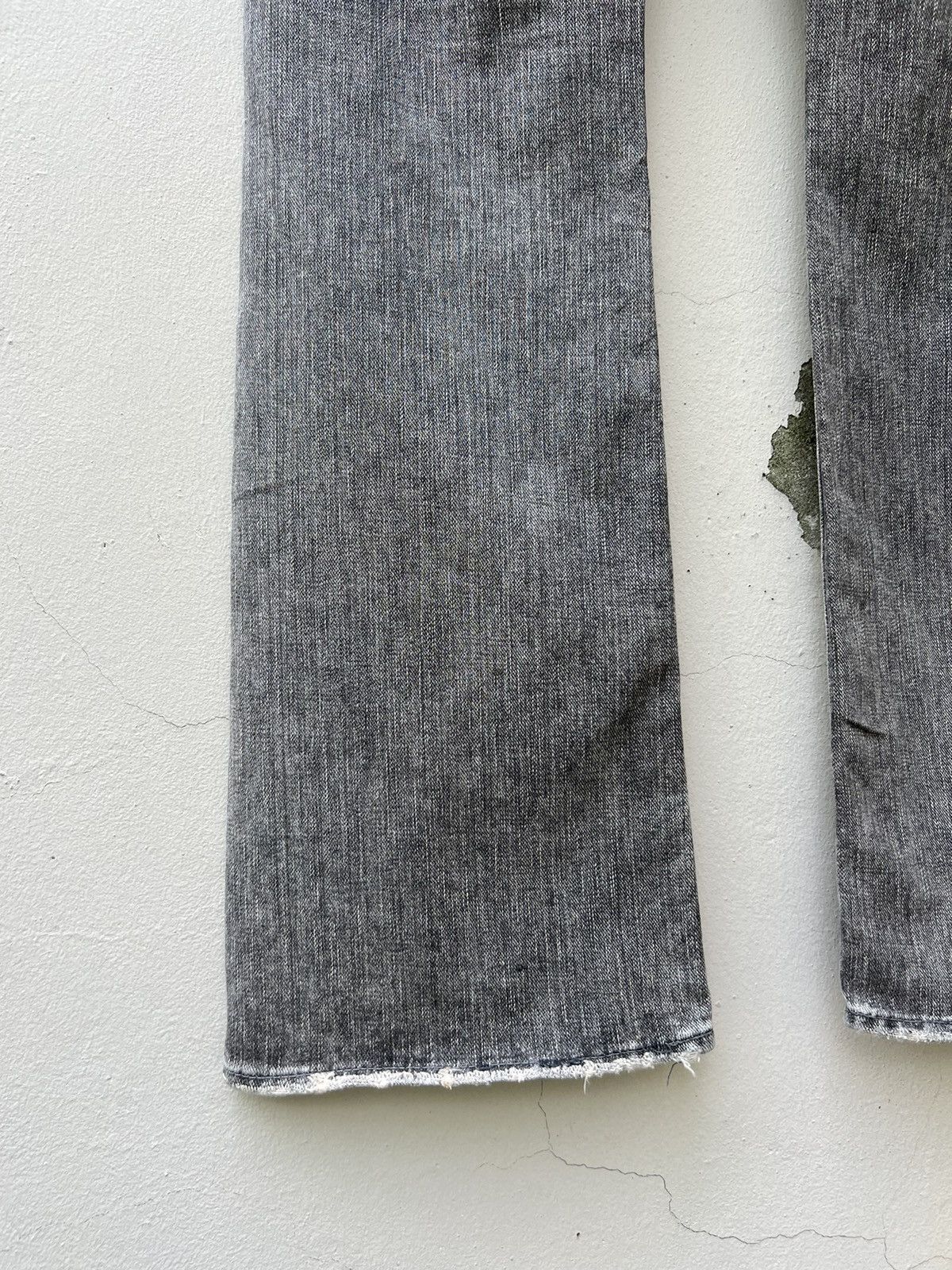 RUDE GALLERY Vintage Rude Gallery Japan Faded Black Denim Flare Jeans Size US 32 / EU 48 - 17 Thumbnail