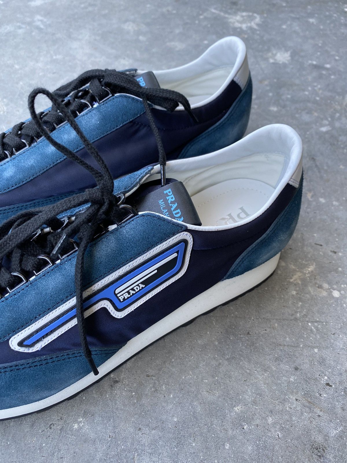 Prada Prada Suede Milano Sneakers Size US 10.5 / EU 43-44 - 3 Thumbnail