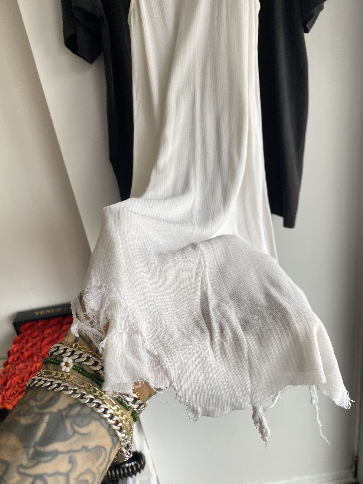Rick Owens Rick Owens ONE SIZE FIT Semi Sheer STRETCHY Tank Top Shirt Size US S / EU 44-46 / 1 - 3 Thumbnail
