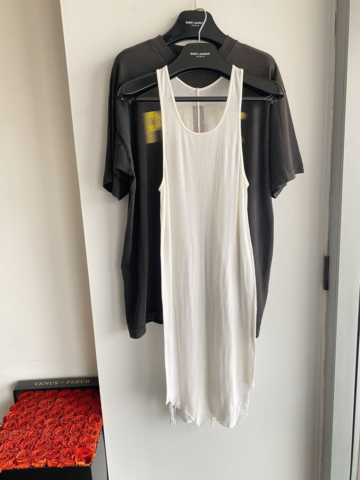 Rick Owens Rick Owens ONE SIZE FIT Semi Sheer STRETCHY Tank Top Shirt Size US S / EU 44-46 / 1 - 1 Thumbnail
