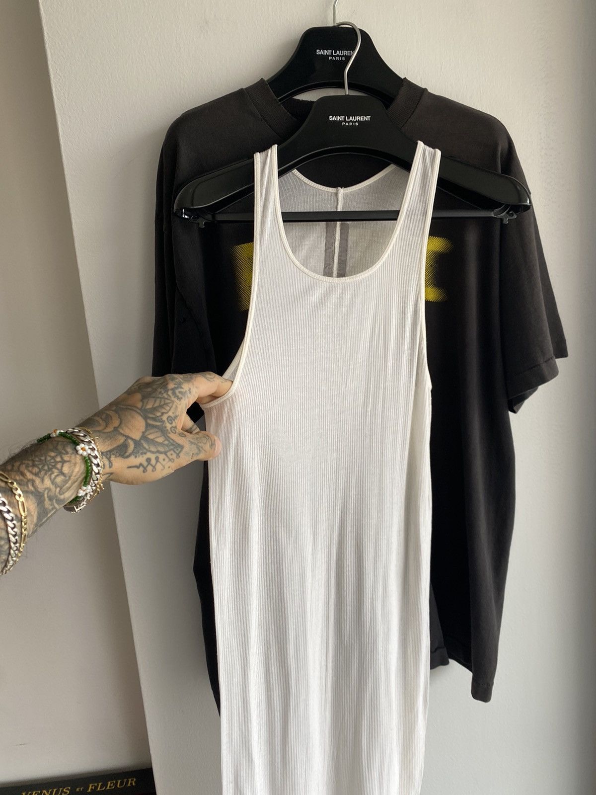Rick Owens Rick Owens ONE SIZE FIT Semi Sheer STRETCHY Tank Top Shirt Size US S / EU 44-46 / 1 - 2 Thumbnail
