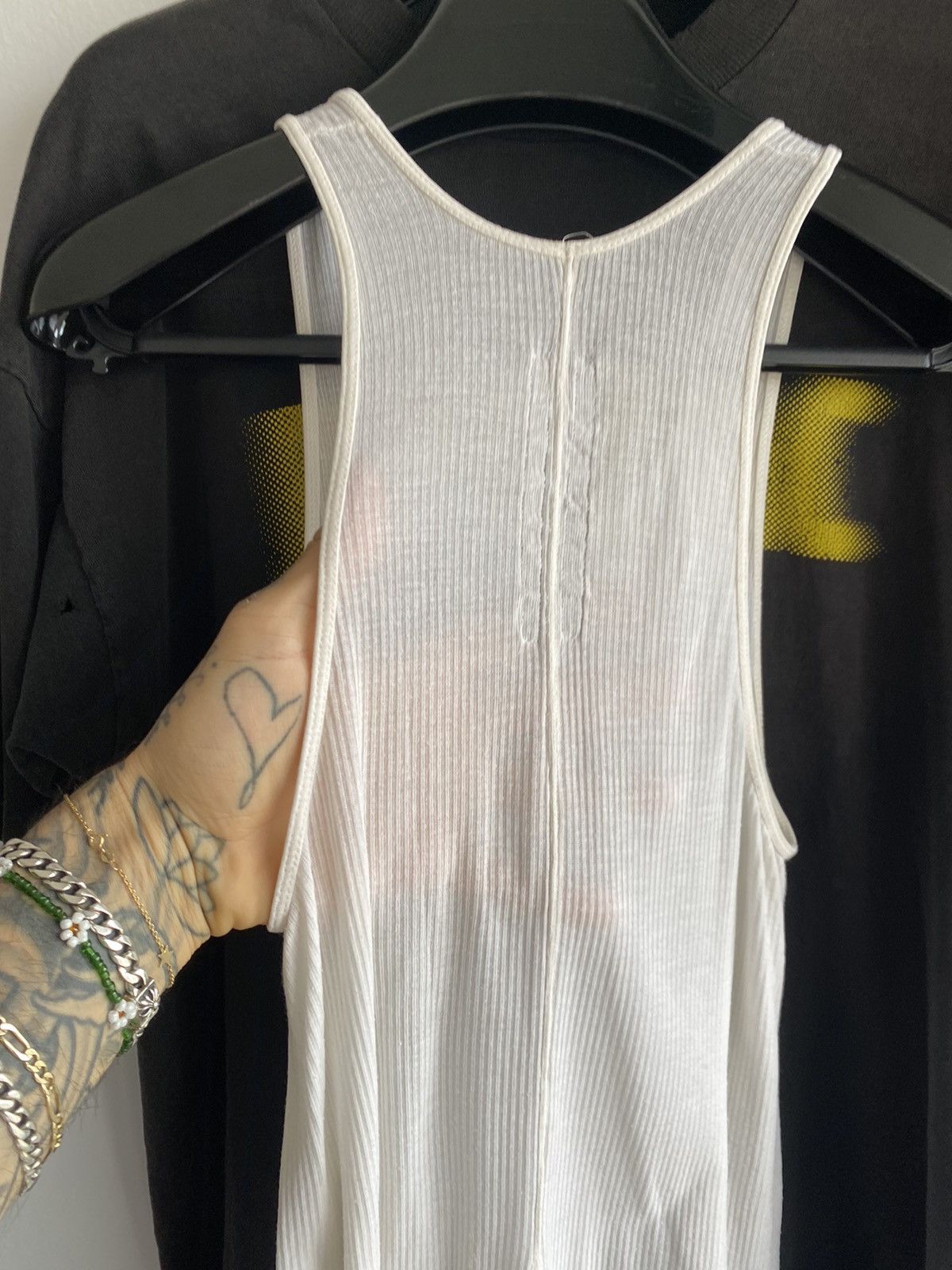Rick Owens Rick Owens ONE SIZE FIT Semi Sheer STRETCHY Tank Top Shirt Size US S / EU 44-46 / 1 - 6 Thumbnail