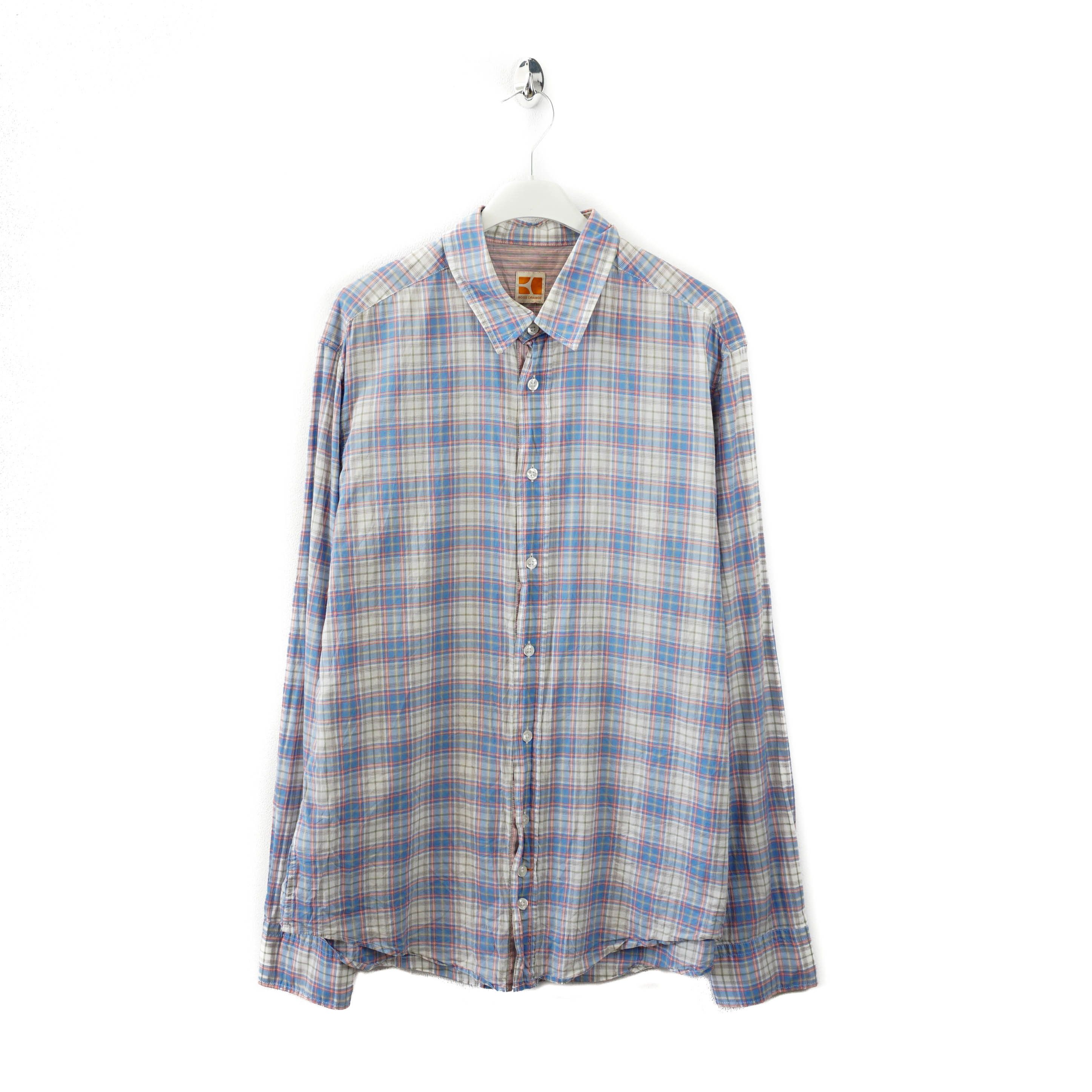 Hugo Boss Boss Orange Flannel Shirt Size US L / EU 52-54 / 3 - 1 Thumbnail