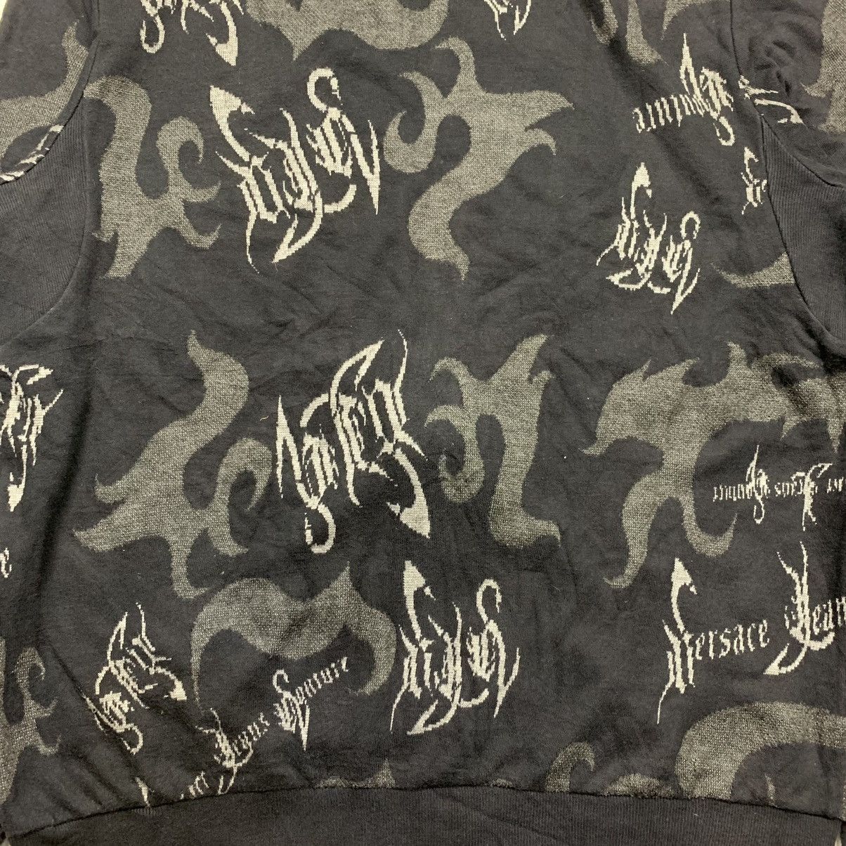 Versace vintage versace couture gothic tattoo Zip up sweater Size US M / EU 48-50 / 2 - 8 Thumbnail