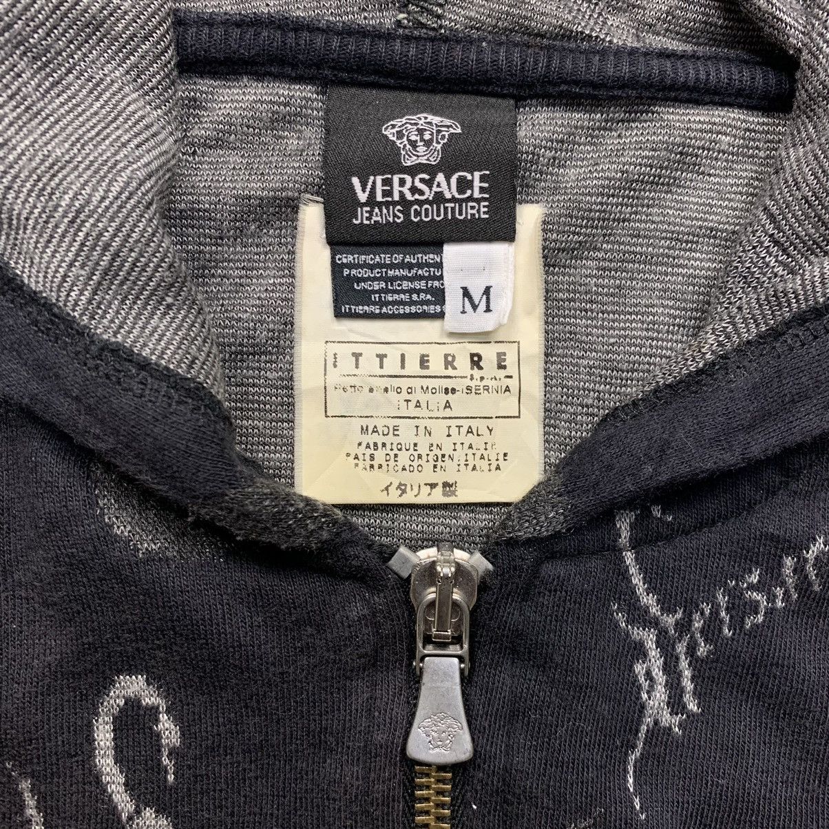 Versace vintage versace couture gothic tattoo Zip up sweater Size US M / EU 48-50 / 2 - 5 Thumbnail