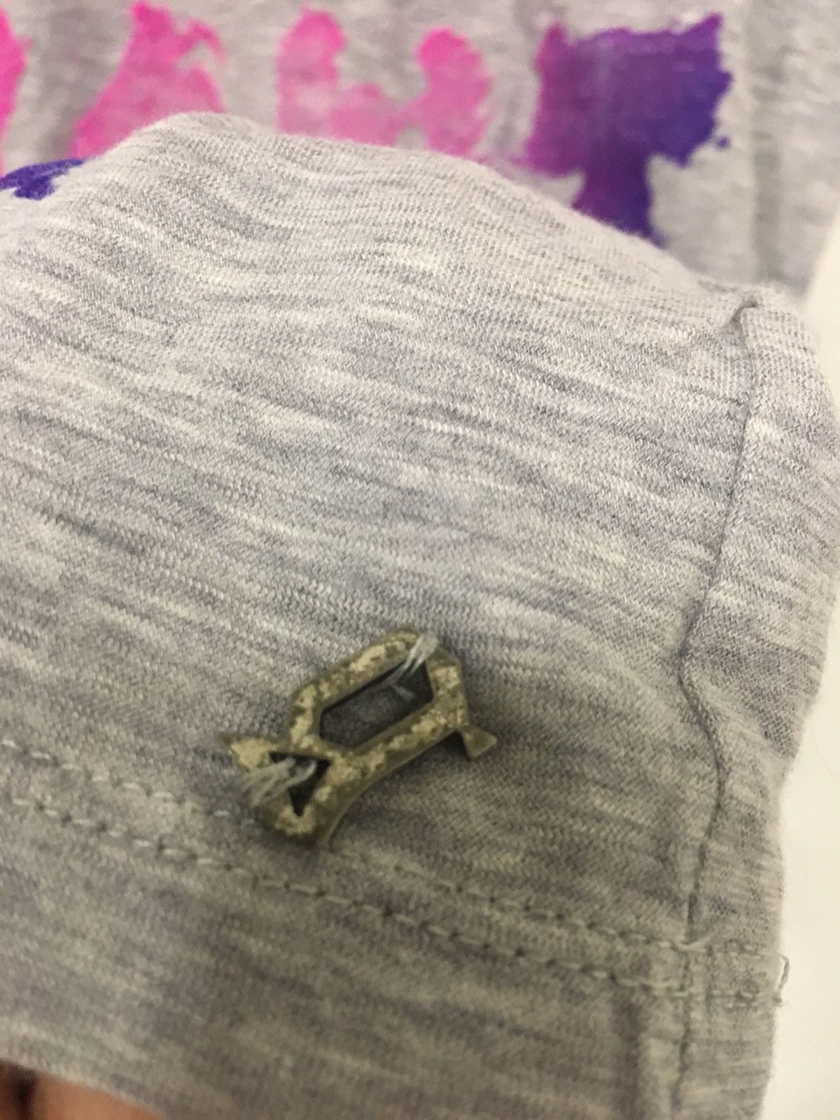 John Galliano grey tee word tee Size US XS / EU 42 / 0 - 3 Thumbnail