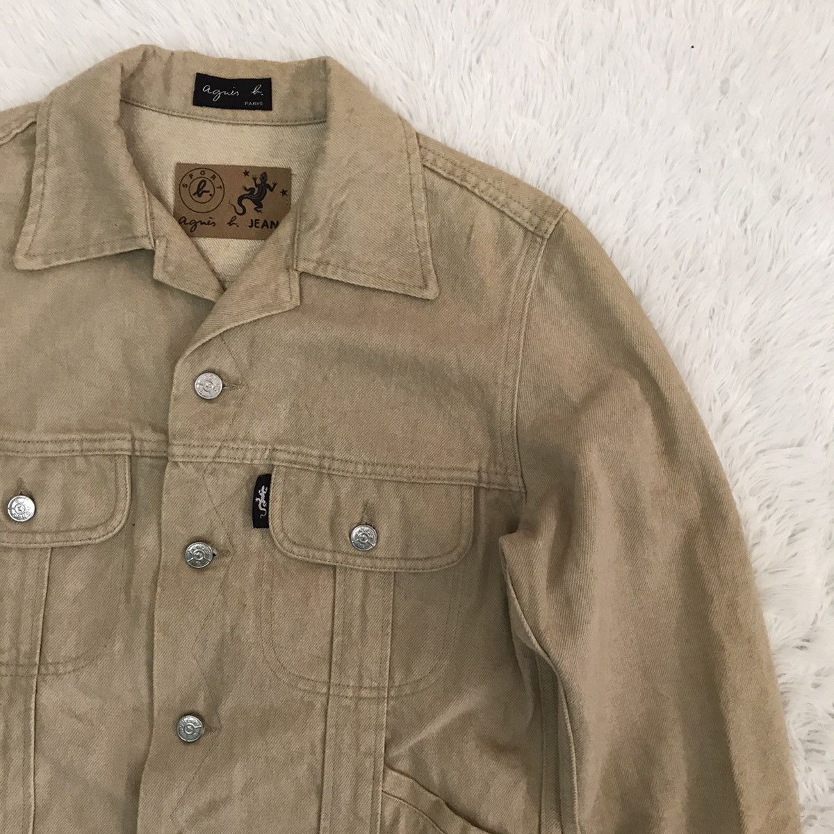 agnes b. Agnes B Jeans Jacket Made in France Size US M / EU 48-50 / 2 - 5 Thumbnail