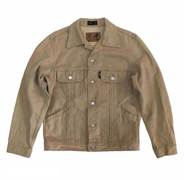 image of Agnes B Jeans Jacket Made In France, Men's (Size Medium)