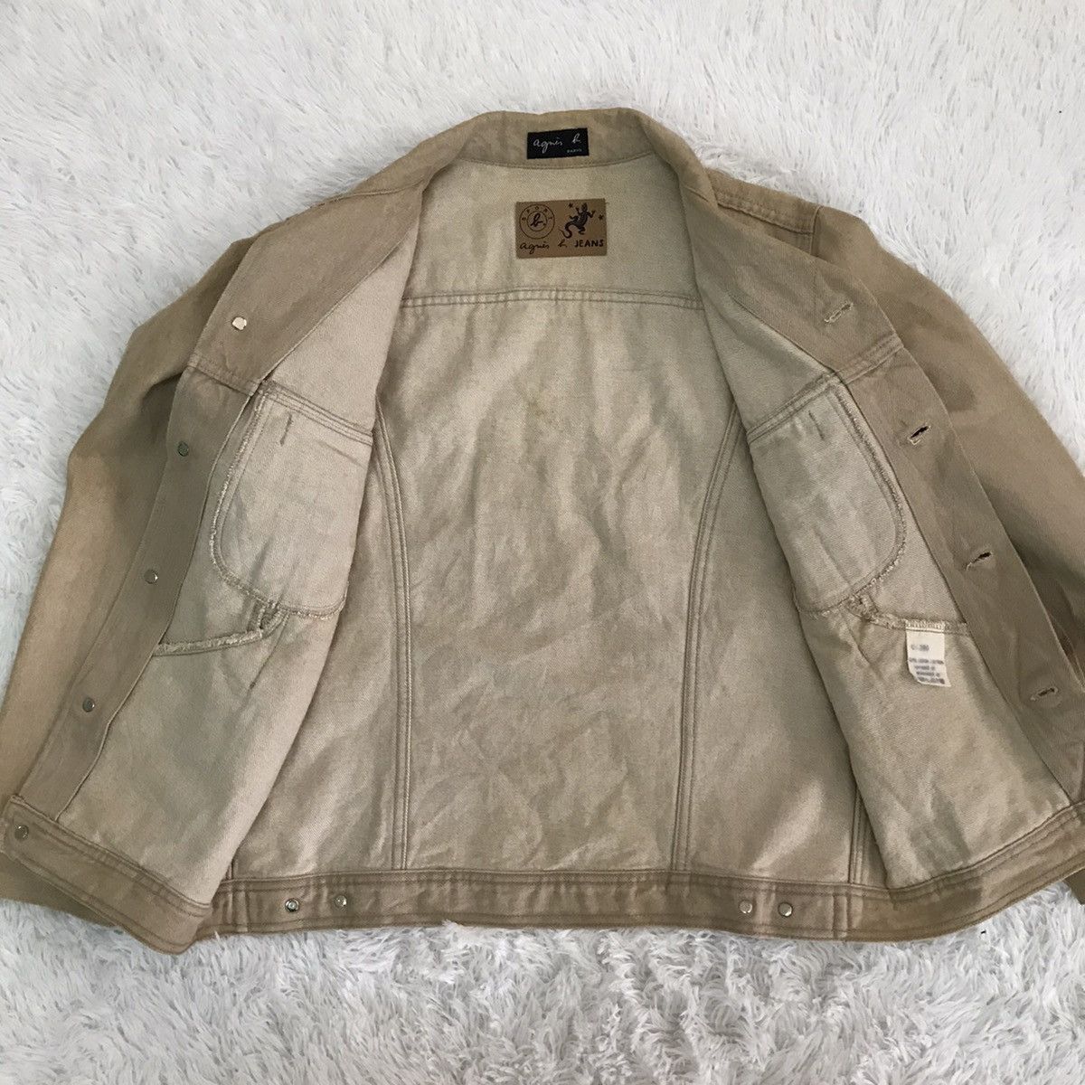 agnes b. Agnes B Jeans Jacket Made in France Size US M / EU 48-50 / 2 - 17 Thumbnail