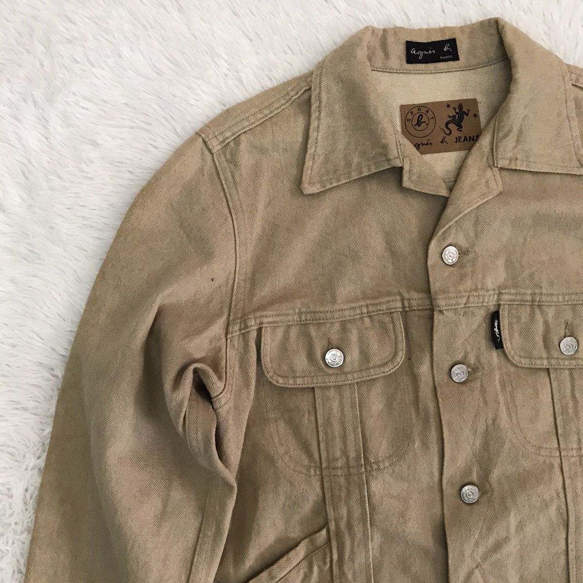 agnes b. Agnes B Jeans Jacket Made in France Size US M / EU 48-50 / 2 - 6 Thumbnail