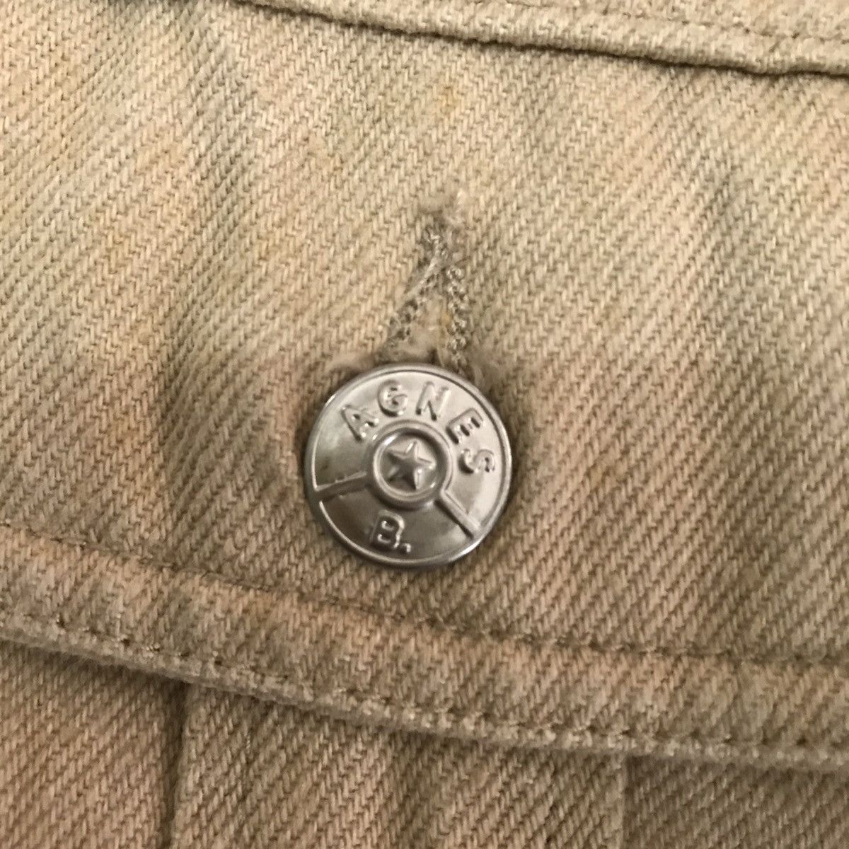 agnes b. Agnes B Jeans Jacket Made in France Size US M / EU 48-50 / 2 - 8 Thumbnail