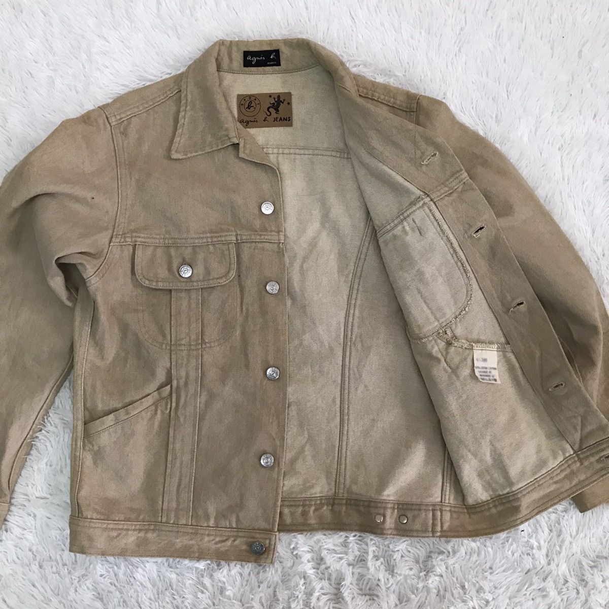 agnes b. Agnes B Jeans Jacket Made in France Size US M / EU 48-50 / 2 - 16 Thumbnail