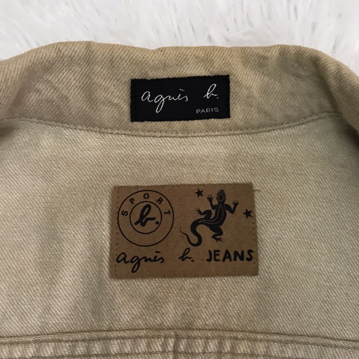 agnes b. Agnes B Jeans Jacket Made in France Size US M / EU 48-50 / 2 - 18 Thumbnail
