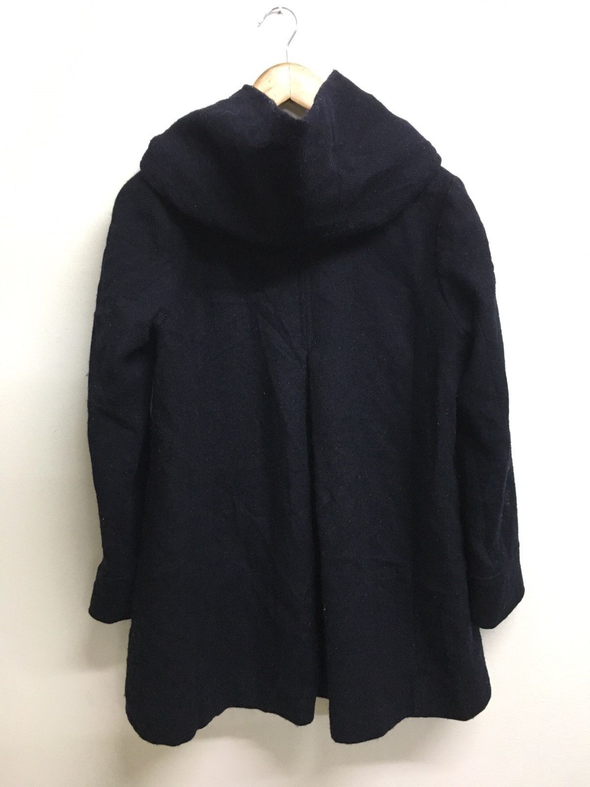 Harris Tweed navy wool hoodie Size US M / EU 48-50 / 2 - 2 Thumbnail