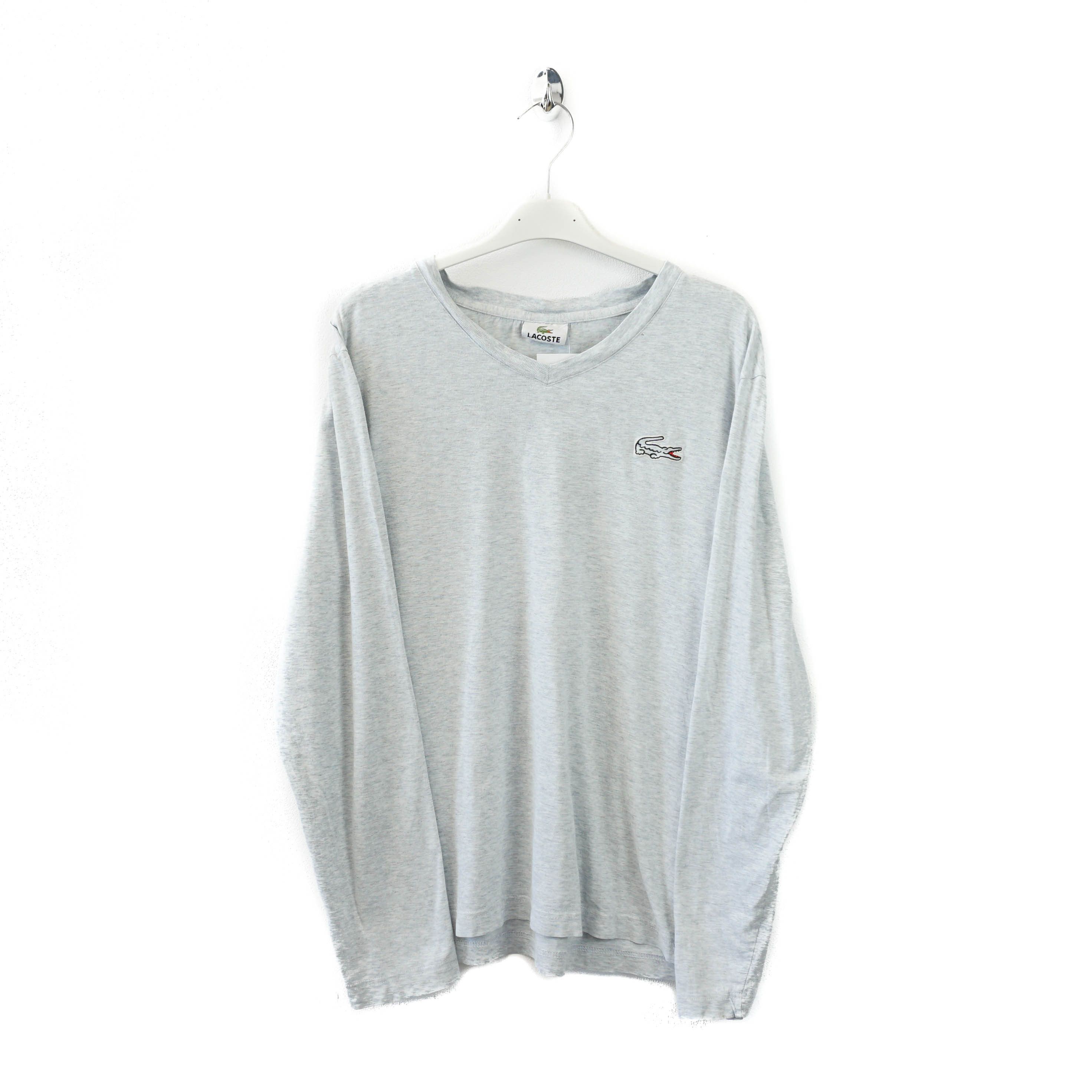 Lacoste Essential Embroidery Crocodile Logo L/S Tee Size M / US 6-8 / IT 42-44 - 1 Thumbnail