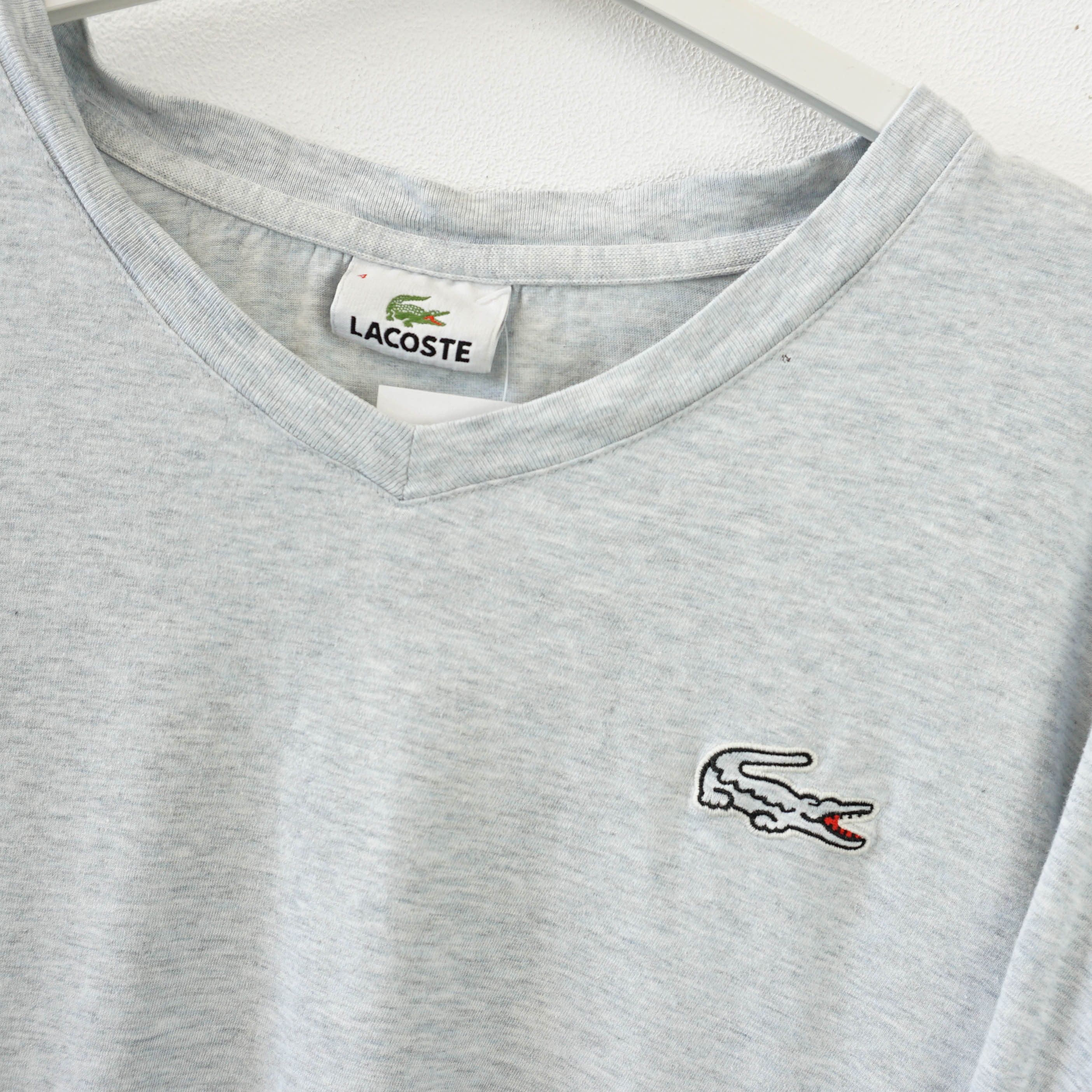 Lacoste Essential Embroidery Crocodile Logo L/S Tee Size M / US 6-8 / IT 42-44 - 2 Thumbnail