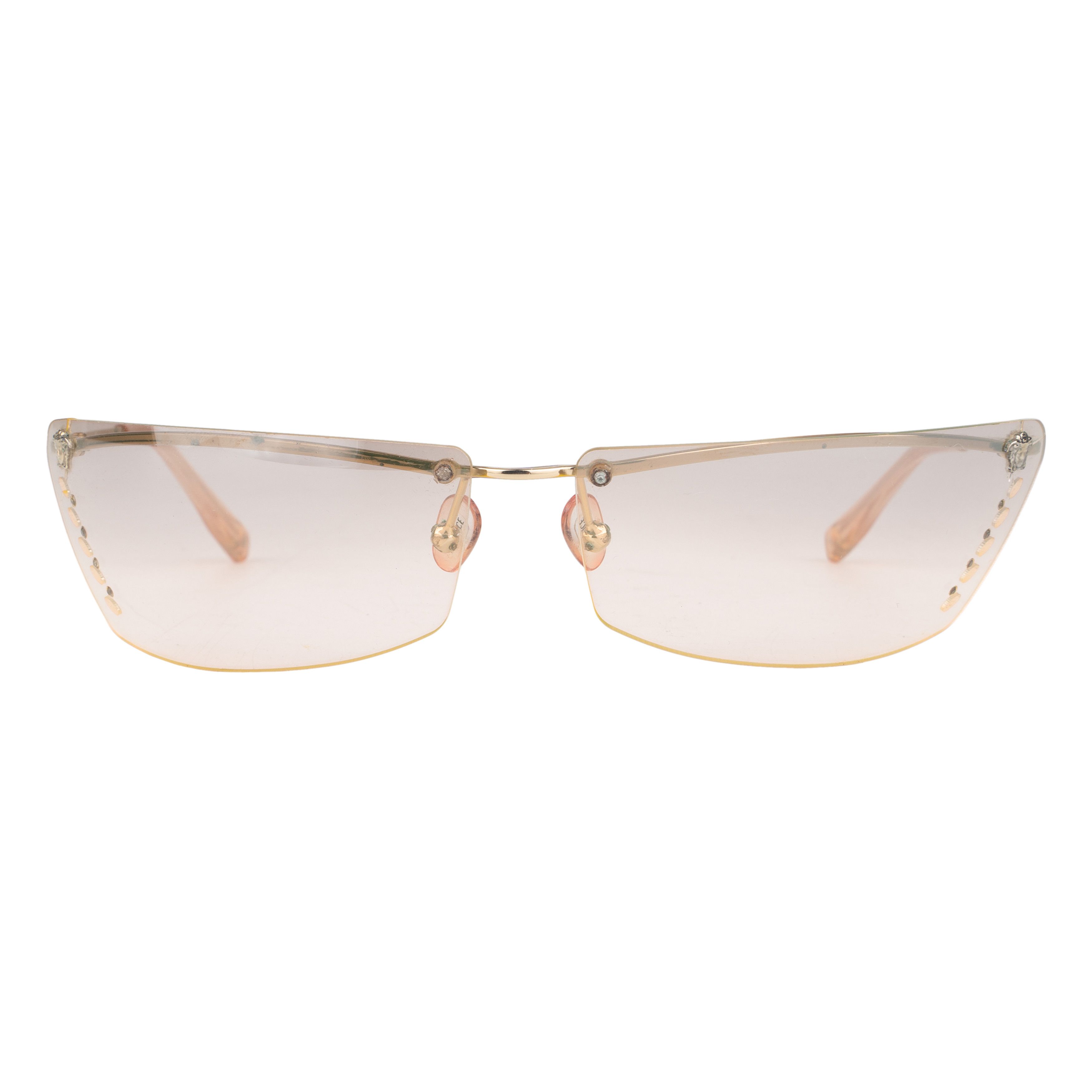 Versace Versace Medusa Rimless Sunglasses Size ONE SIZE - 3 Thumbnail