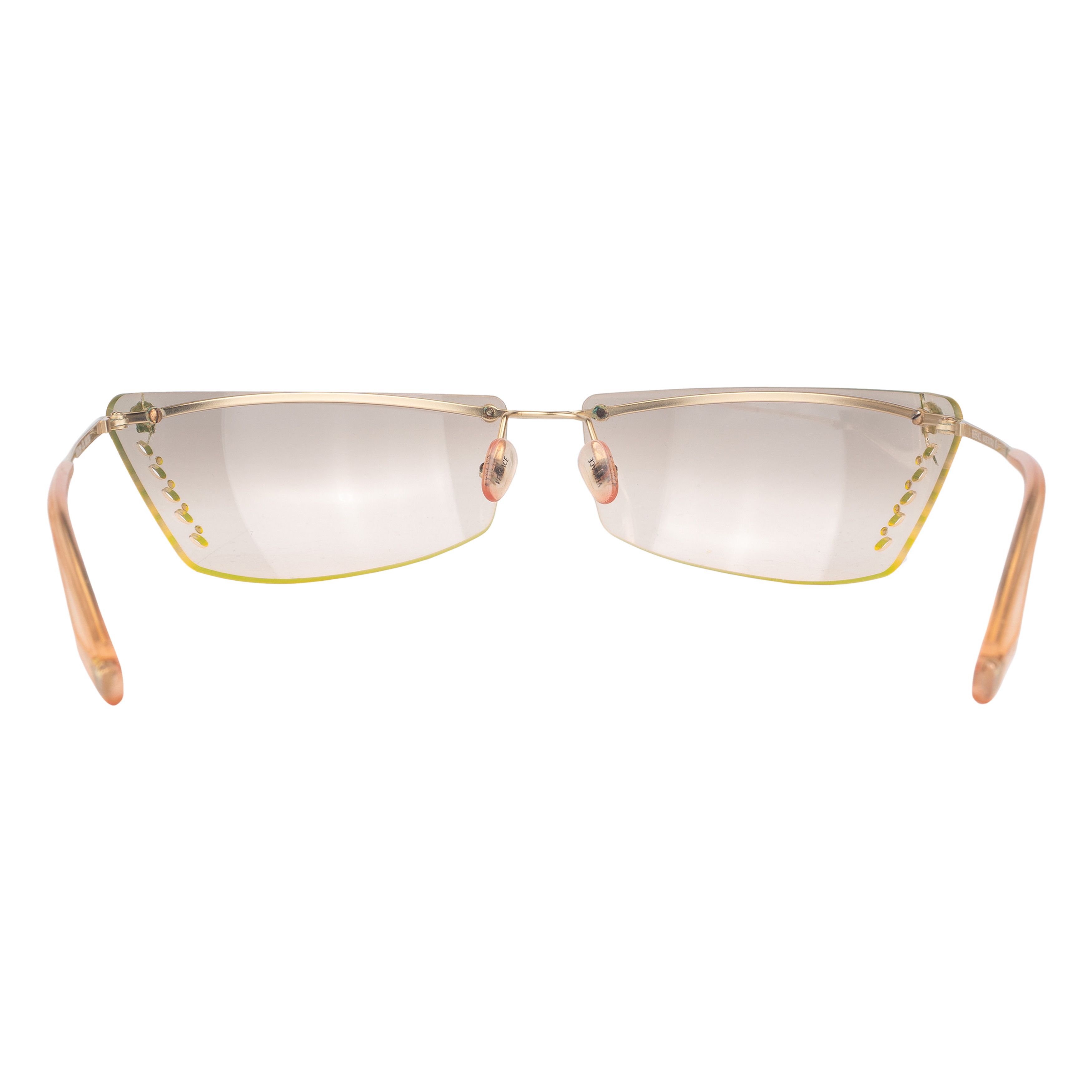 Versace Versace Medusa Rimless Sunglasses Size ONE SIZE - 4 Thumbnail