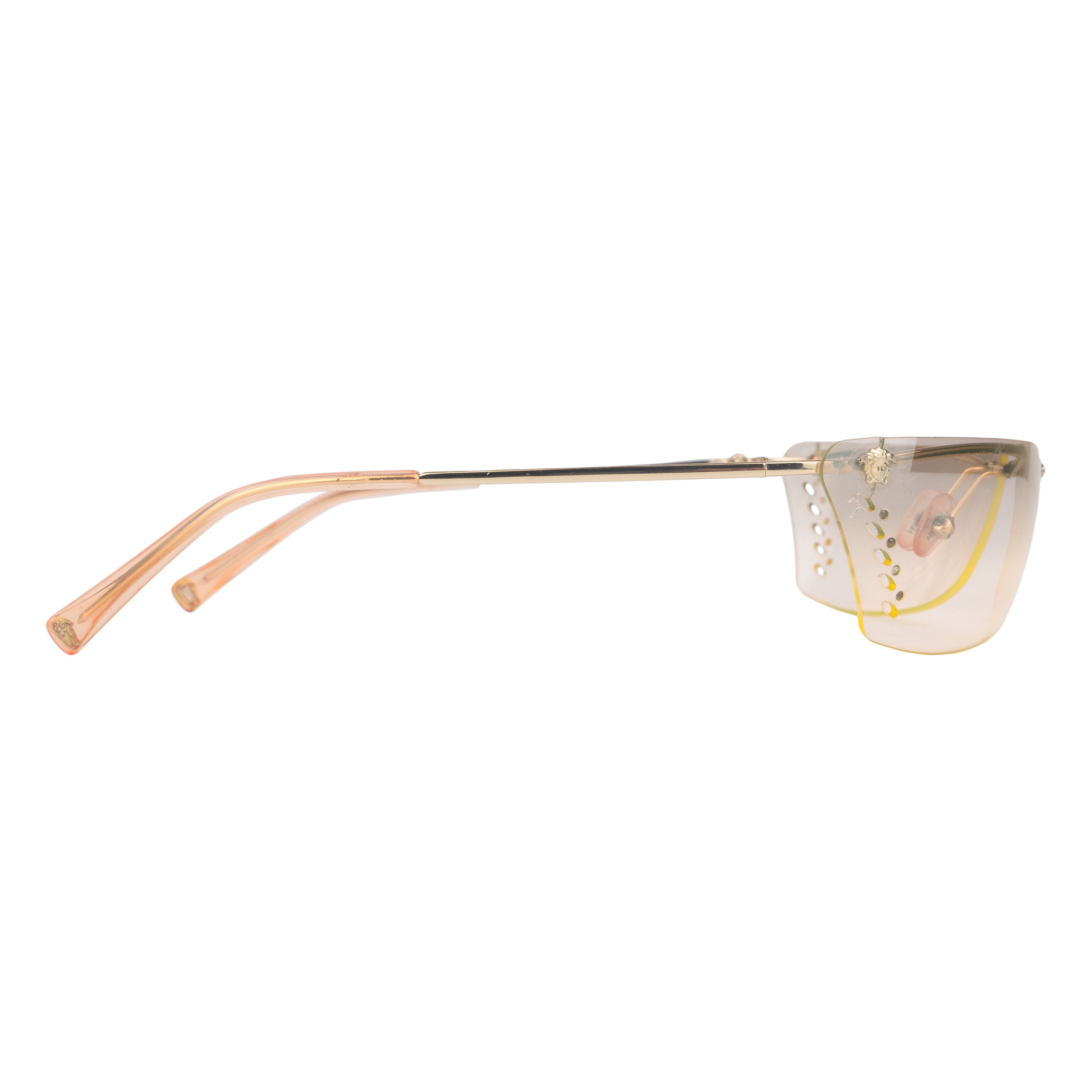 Versace Versace Medusa Rimless Sunglasses Size ONE SIZE - 5 Thumbnail