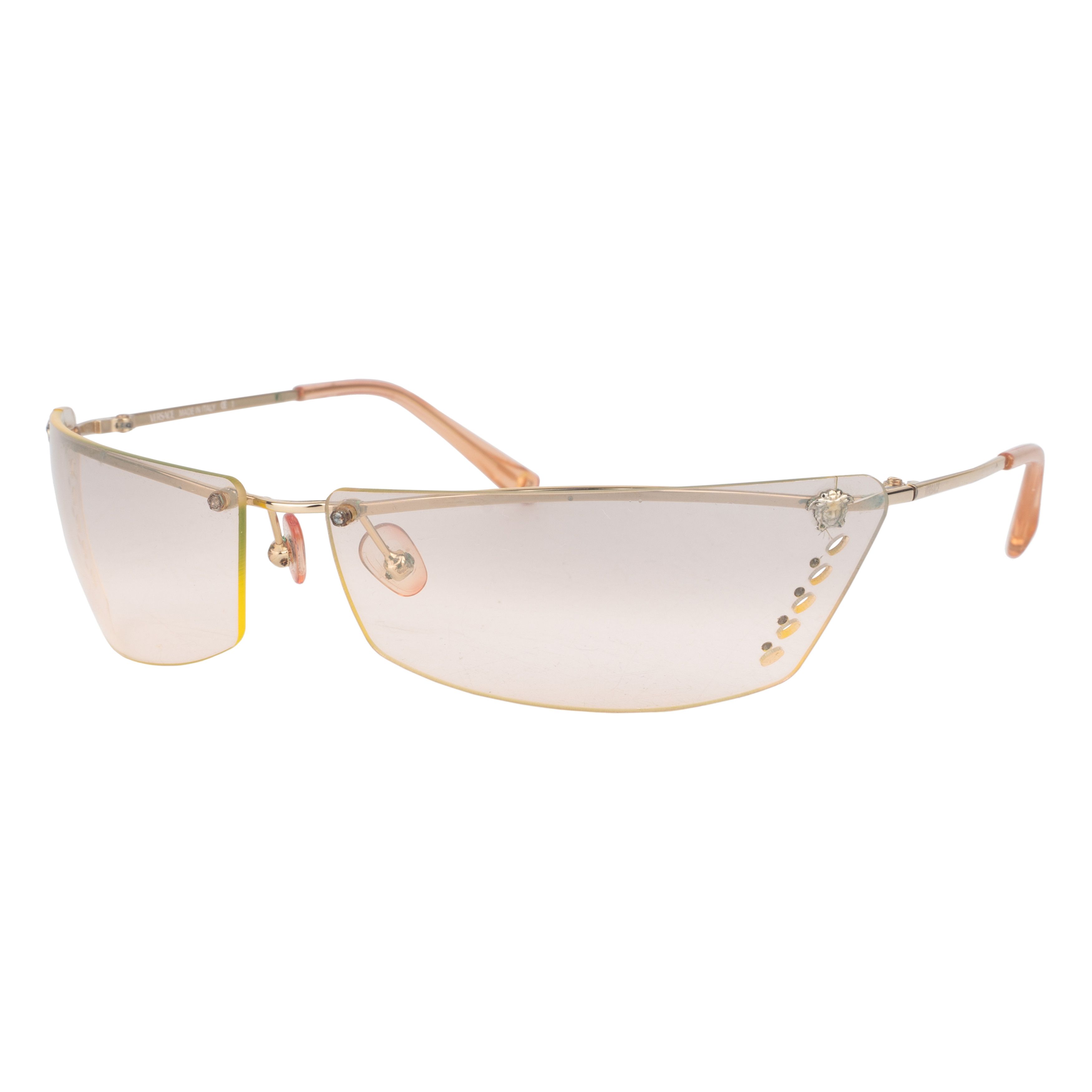 Versace Versace Medusa Rimless Sunglasses Size ONE SIZE - 1 Thumbnail