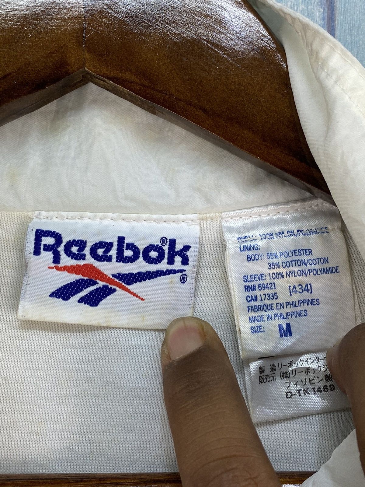 Reebok Vintage 90s Reebok Windbreaker Size US M / EU 48-50 / 2 - 7 Thumbnail